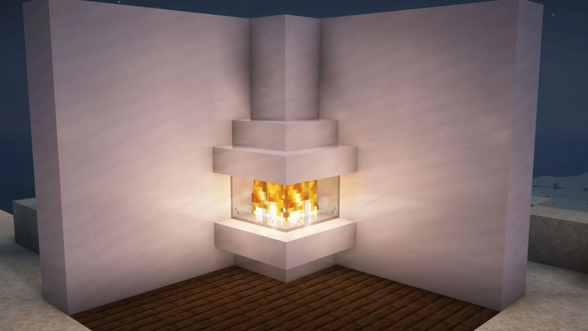 Fireplaces add both functionality and decoration.