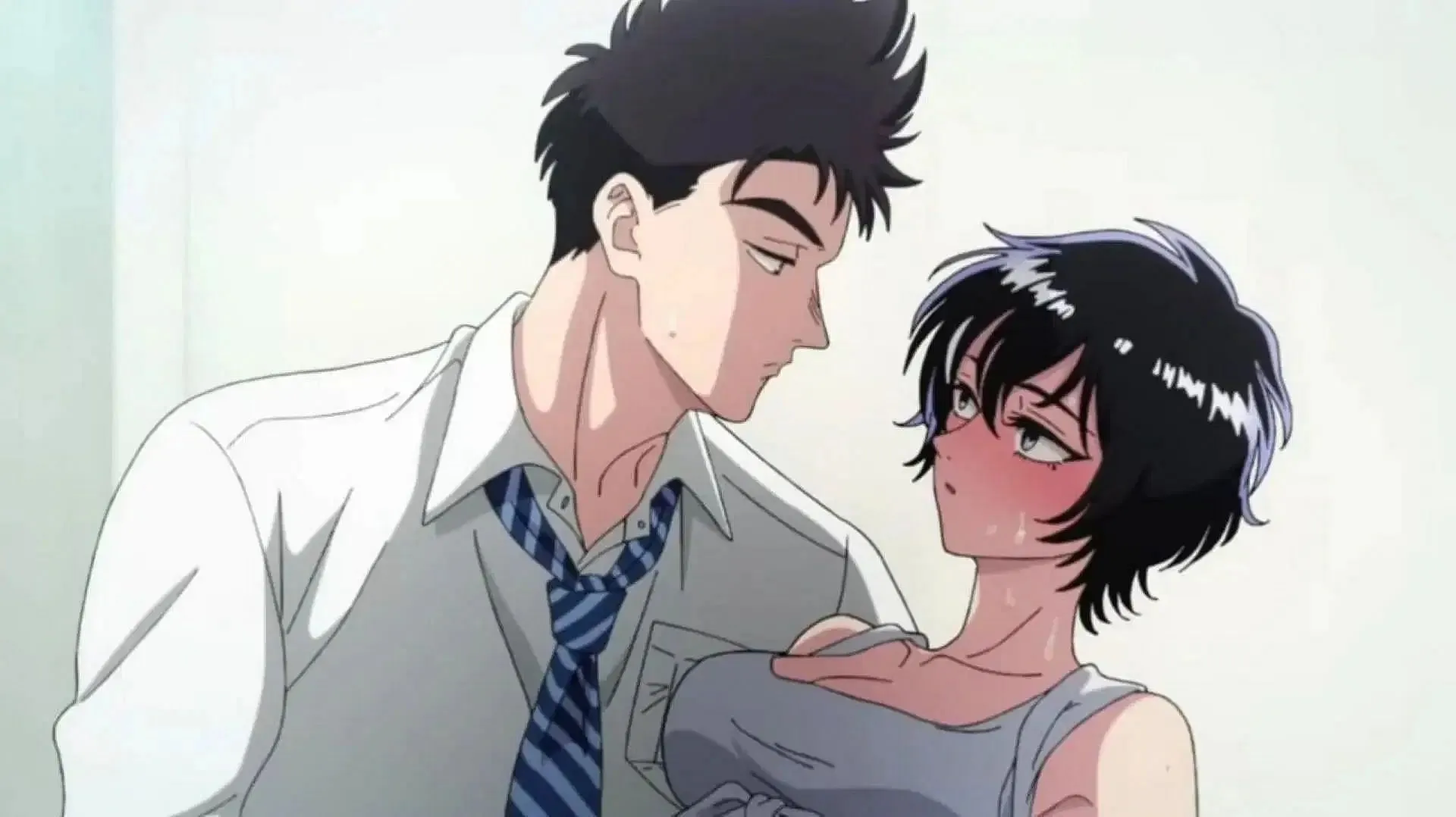 Kudou and Kujirai as showcased in the anime (Image via ARVO ANIMATION)