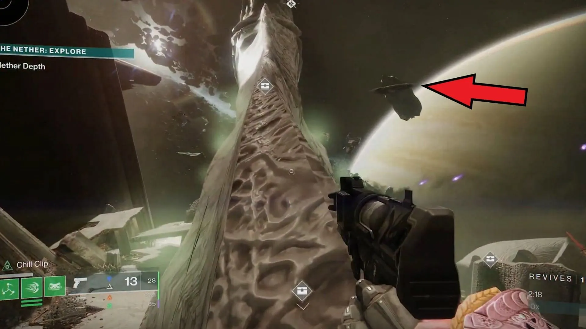 Platform beside the Sword (Image via Bungie) Platform beside the Sword (Image via Bungie)