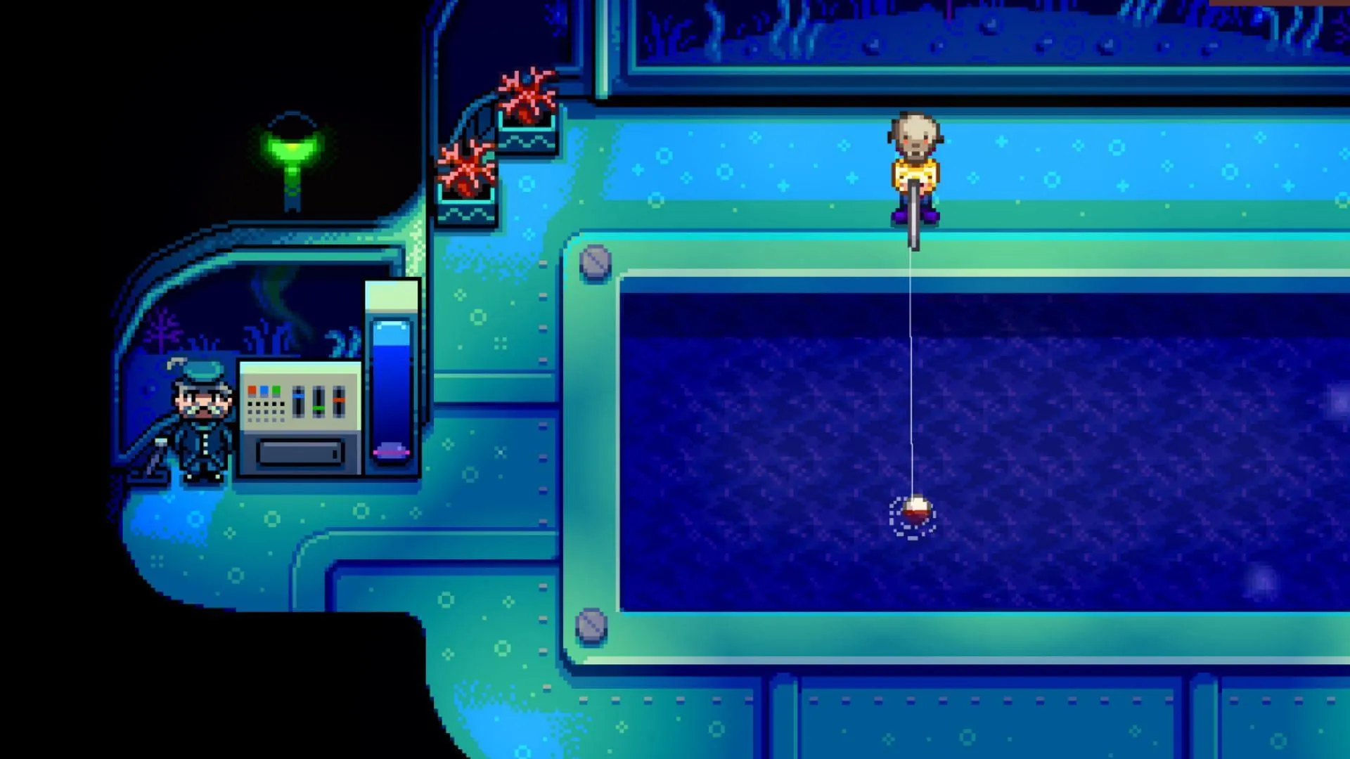 It is easy to fish for the squid (Image via ConcernedApe // Sportskeeda Gaming) It is easy to fish for the squid (Image via ConcernedApe // Sportskeeda Gaming)