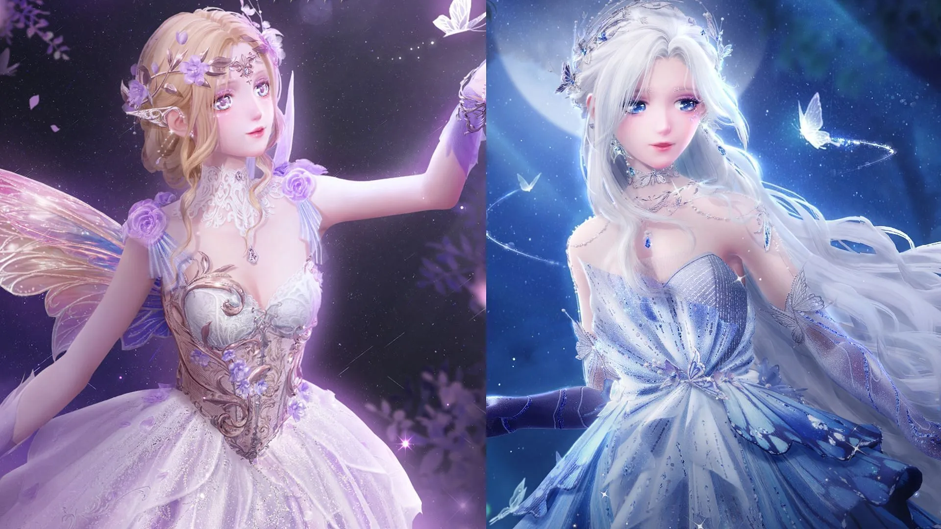 Reruns of the coveted outfits, Blooming Dreams and Flutter Storm, are on the way (Image via Infold Games) Reruns of the coveted outfits, Blooming Dreams and Flutter Storm, are on the way (Image via Infold Games)
