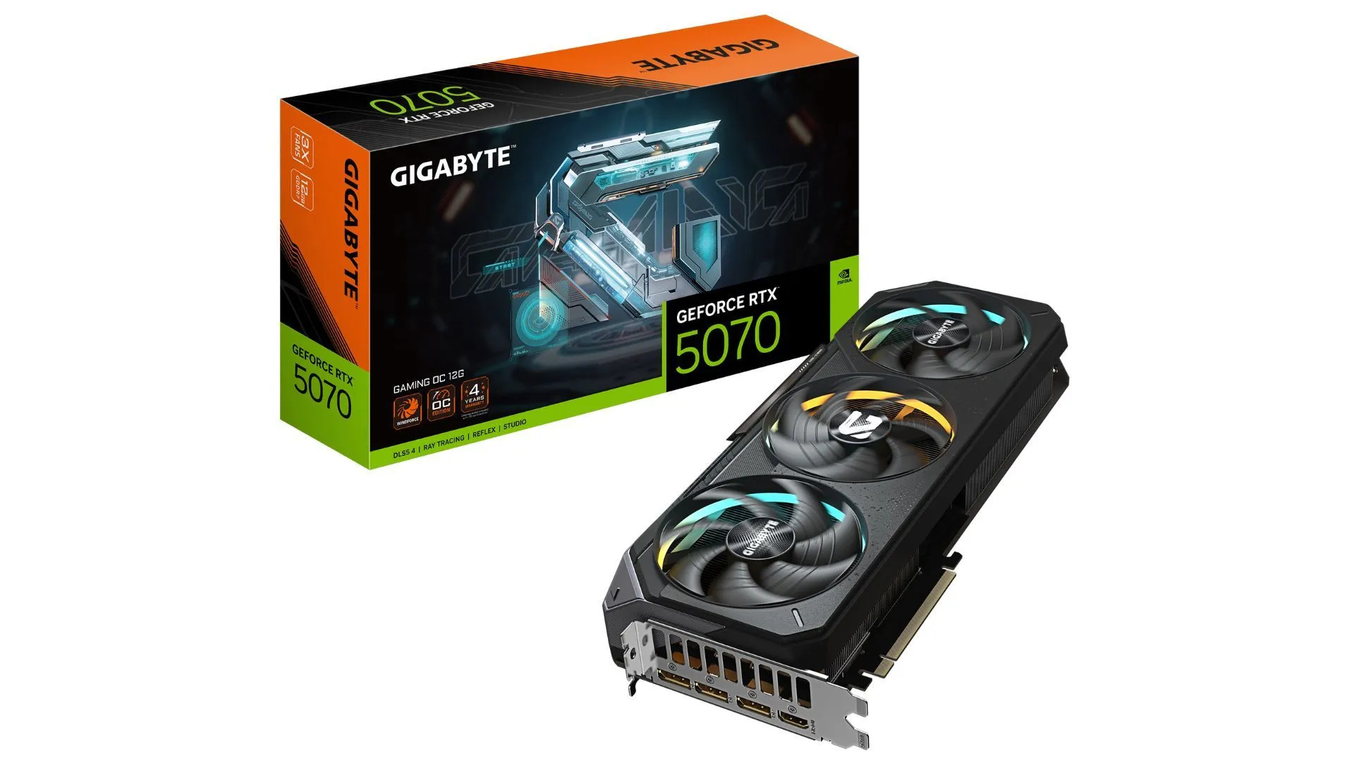 The Nvidia RTX 5070 is designed for flawless 1440p gaming (Image via Gigabyte) The Nvidia RTX 5070 is designed for flawless 1440p gaming (Image via Gigabyte)