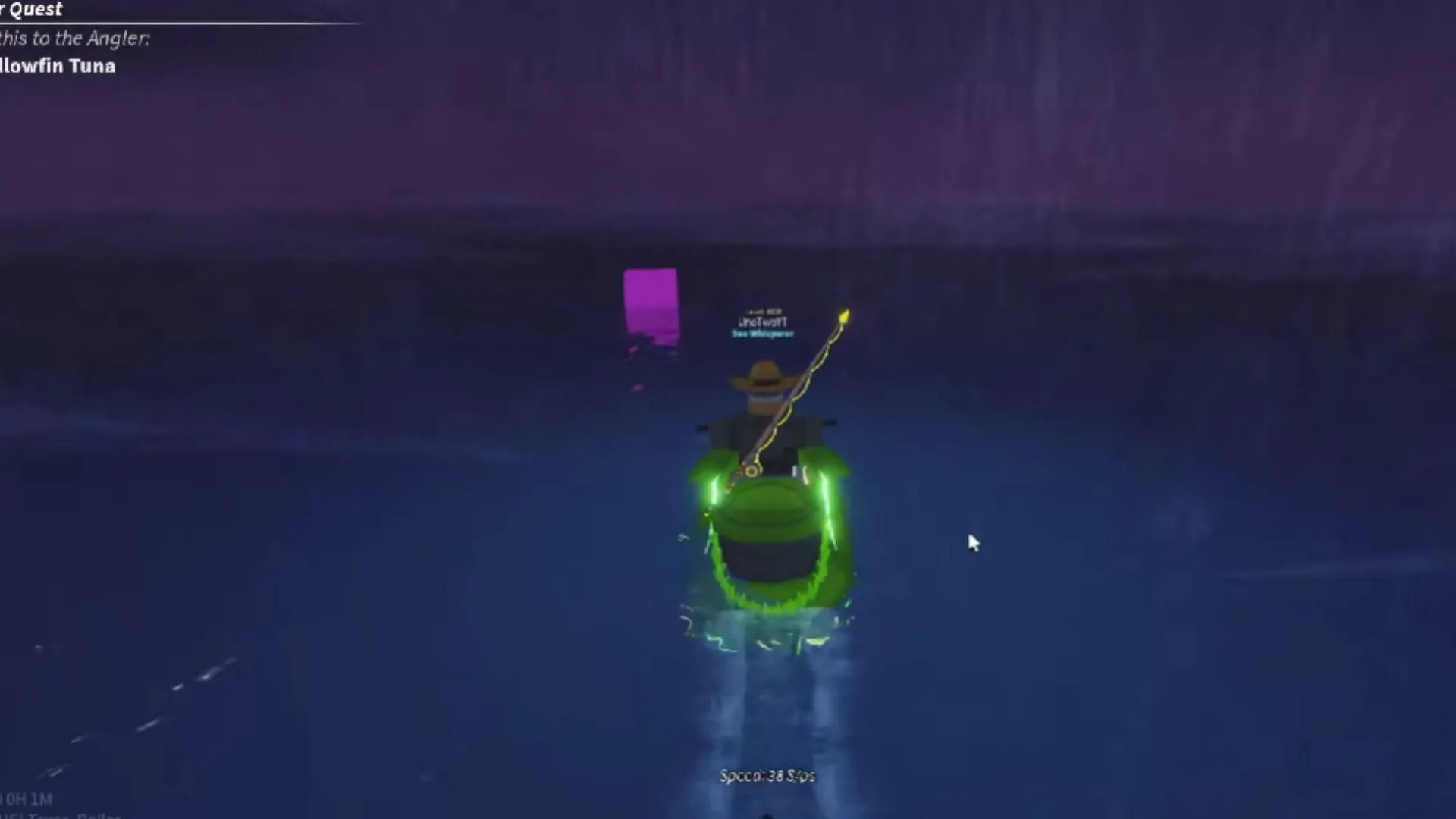 Folgen Sie den rosa Kisten, um den Sea Leviathan zu finden (Bild über Roblox | YouTube@UnoTwo)