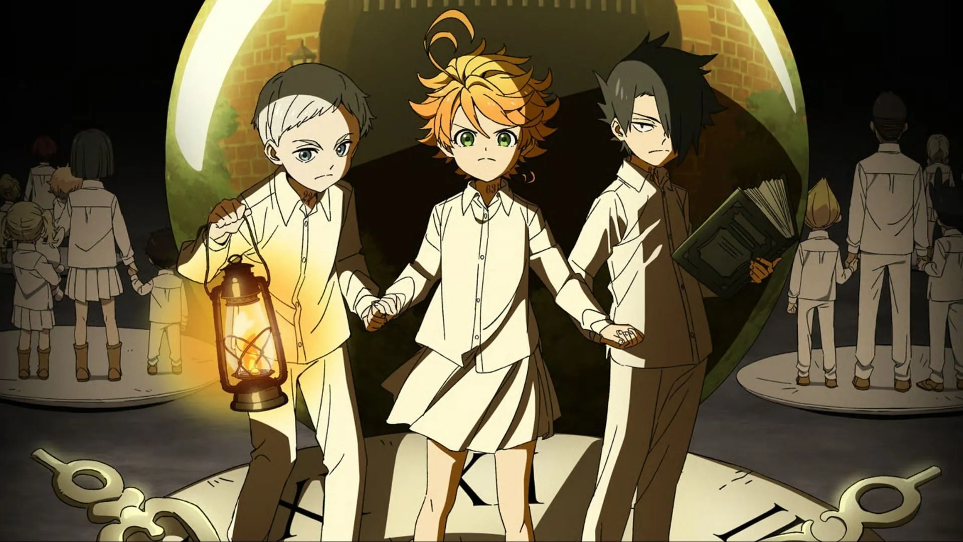 The Promised Neverland is one of the best anime series to come out before the Hunter X Hunter anime (Image via CloverWorks)