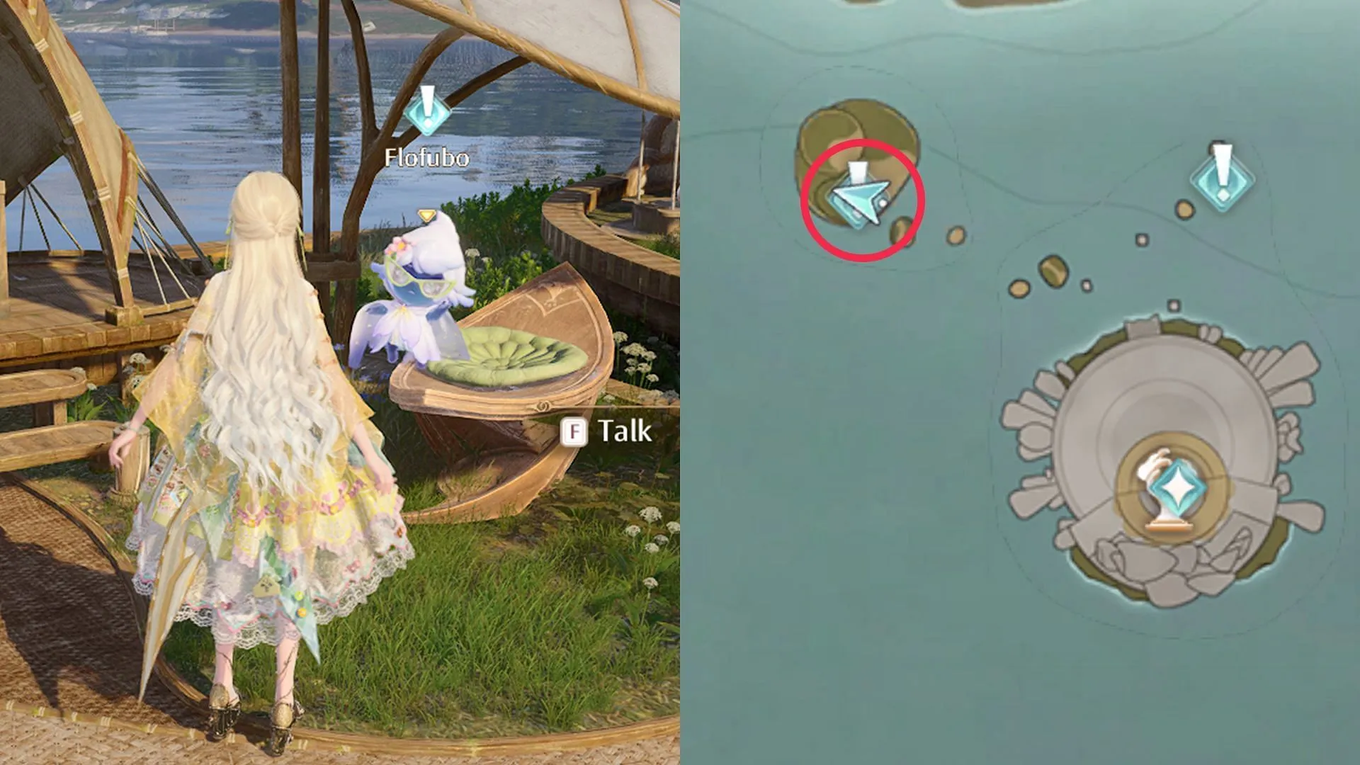 The location of the Carnival, Snap, Snap! quest in Infinity Nikki The location of the Carnival, Snap, Snap! quest in Infinity Nikki