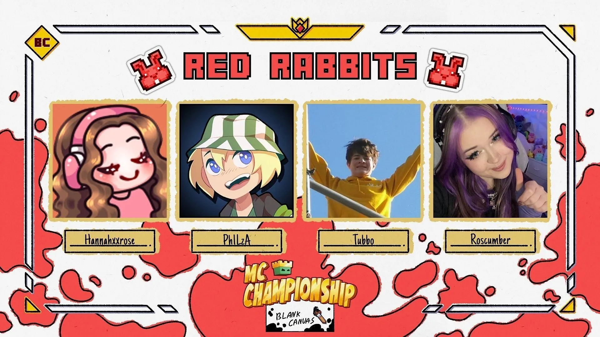 Members of Red Rabbits for MCC Blank Canvas