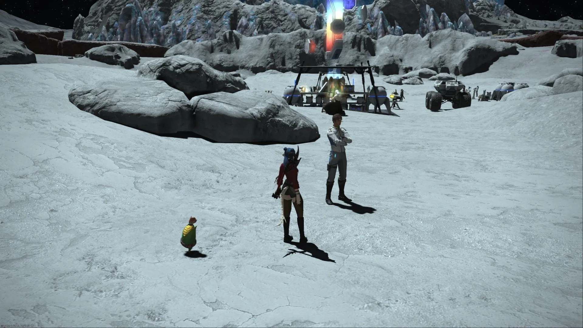 Seek assistance here to secure your pilot's license for Mech Ops (Image via Square Enix) Seek assistance here to secure your pilot's license for Mech Ops (Image via Square Enix)