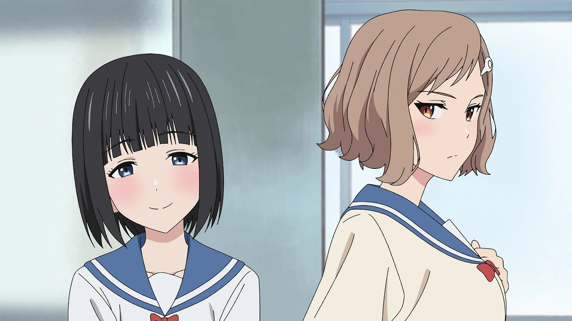 Kara Minami and Kukumi Ureshino in the latest episode (Image via Bibury Animation Studios) Kara Minami and Kukumi Ureshino in the latest episode (Image via Bibury Animation Studios)