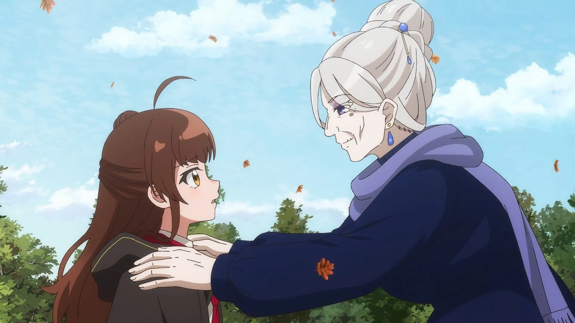 Faust and Meg as seen in the anime series