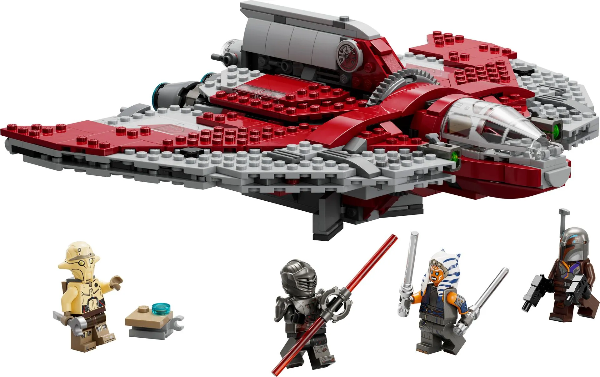 Ahsoka T-6 Jedi Shuttle LEGO Characters