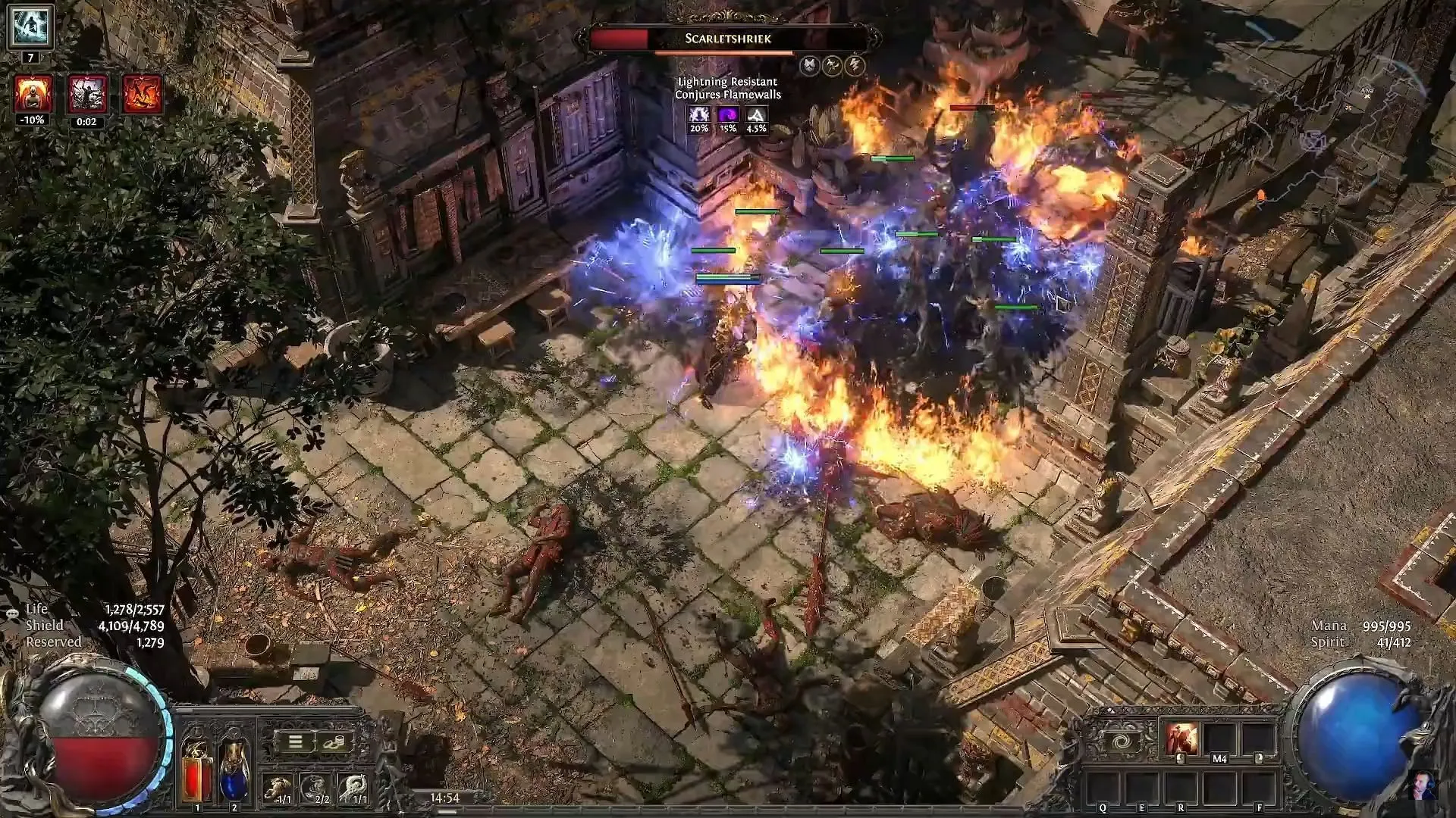 Chaos Zealots in combat