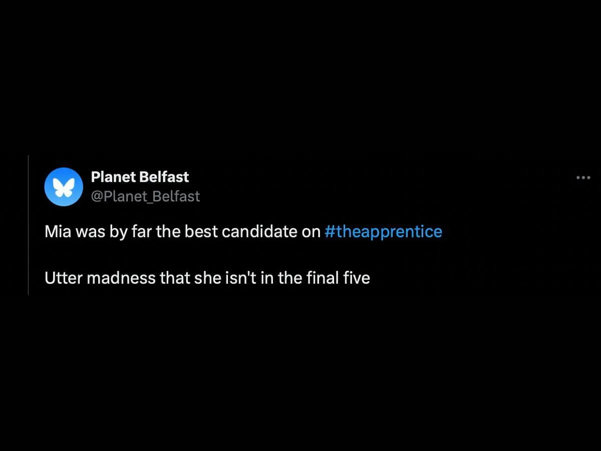 The Tweet above (Image via X/@@Planet_Belfast)