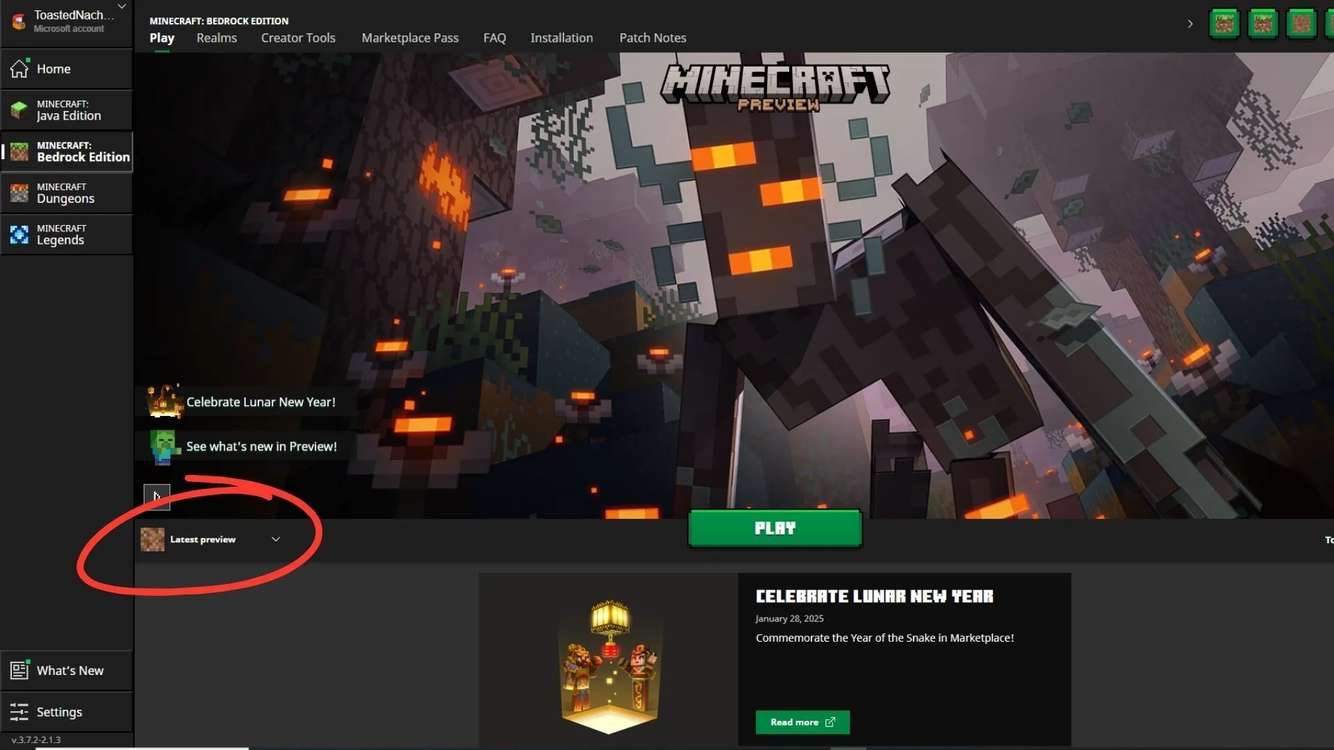 Downloading Minecraft Bedrock 1.21.90.20 beta from launcher Downloading Minecraft Bedrock 1.21.90.20 beta from launcher