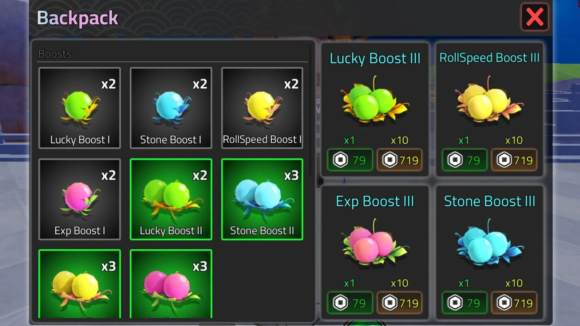 Items acquired from codes are added to your Backpack (Image via Roblox) Items acquired from codes are added to your Backpack (Image via Roblox)