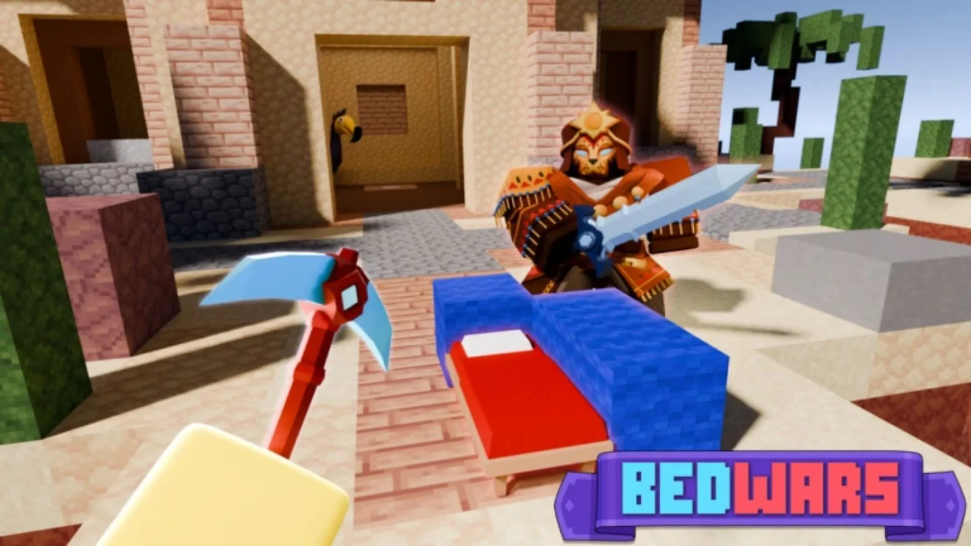 BedWars 공식 커버 아트(Roblox 이미지 제공) BedWars 공식 커버 아트(Roblox 이미지 제공)