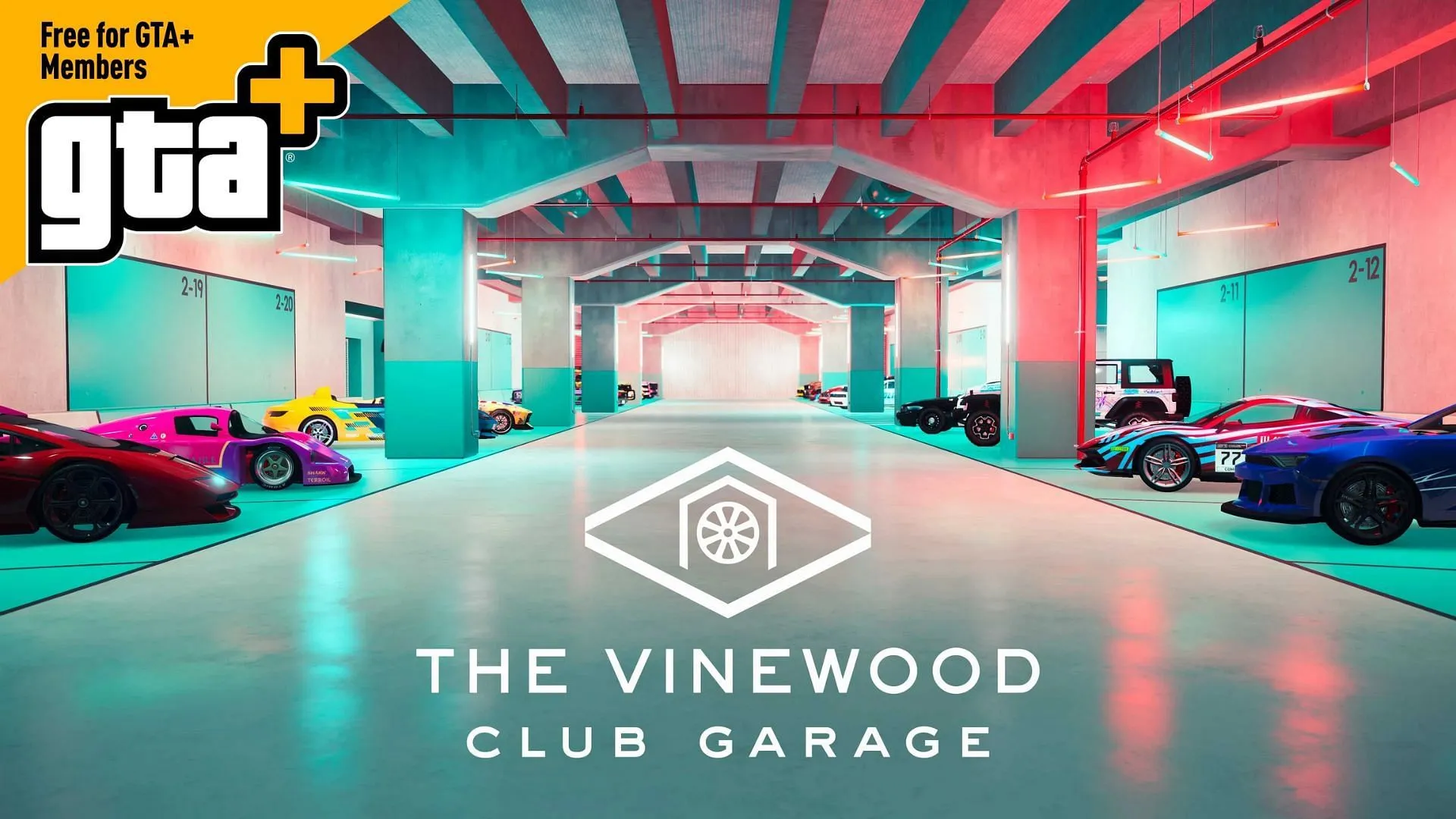 A promotional image of Vinewood Car Club, an exclusive garage for GTA+ members (Image via Rockstar Games) A promotional image of Vinewood Car Club, an exclusive garage for GTA+ members (Image via Rockstar Games)