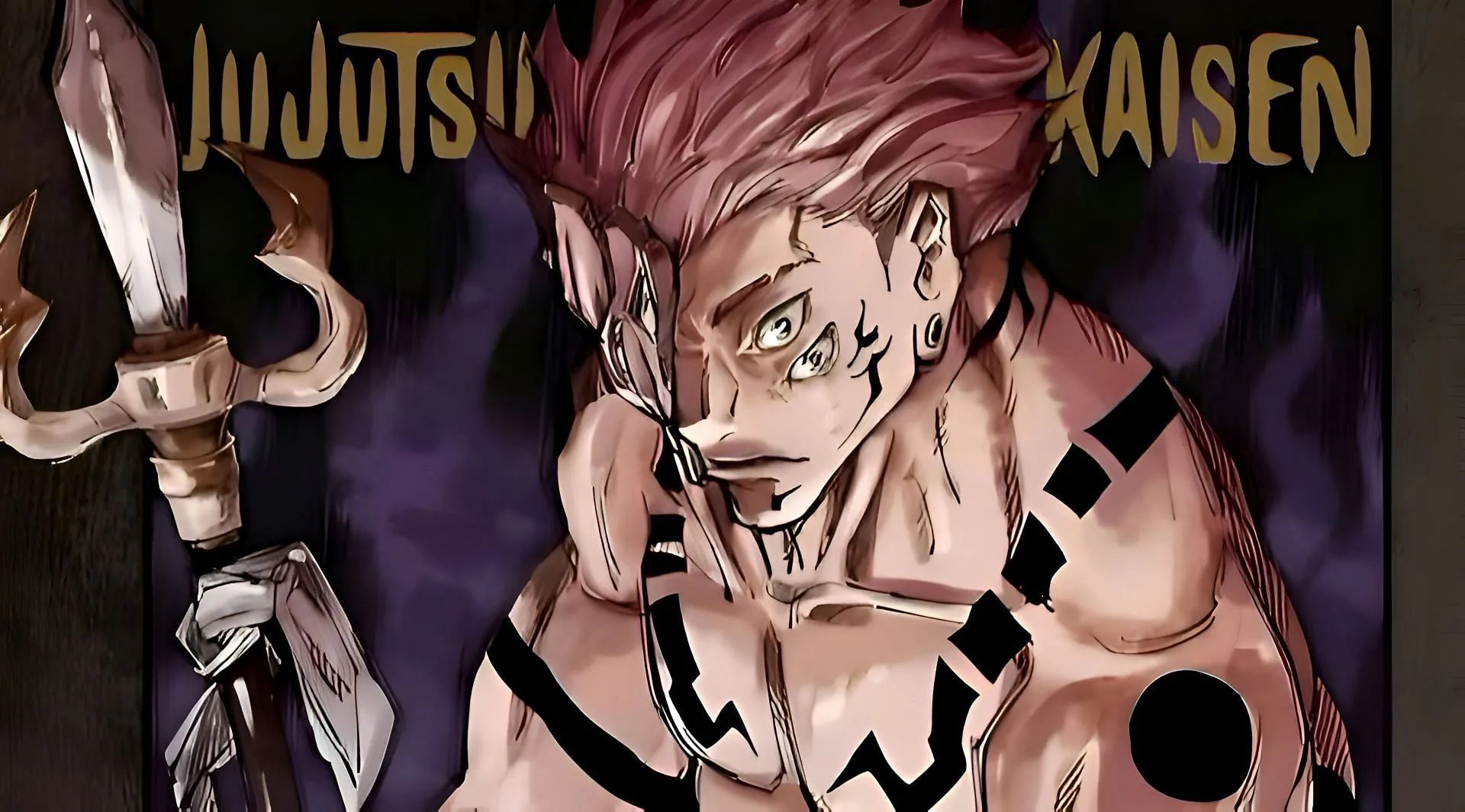 Sukuna as seen in the manga (Image via Gege Akutami/Shueisha) Sukuna as seen in the manga (Image via Gege Akutami/Shueisha)