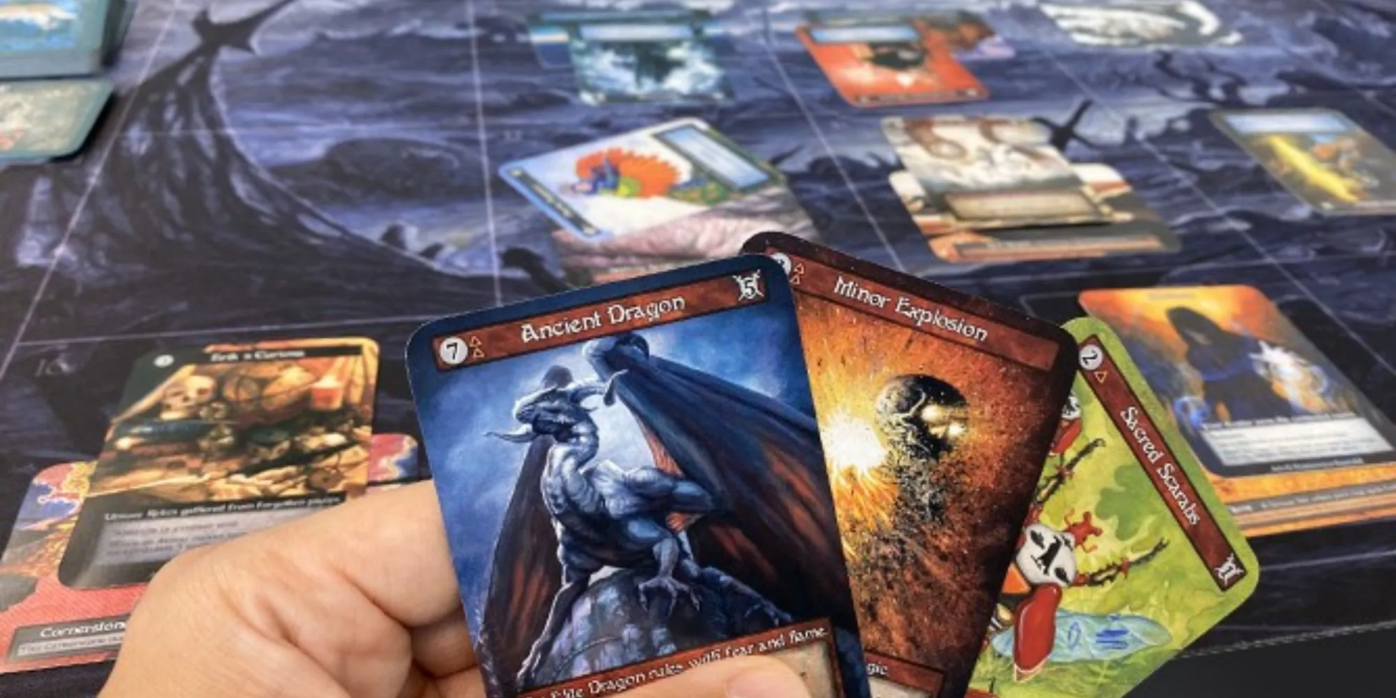 Sorcery: Contested Realm gameplay image from the game's Kickstarter page Sorcery: Contested Realm gameplay image from the game's Kickstarter page