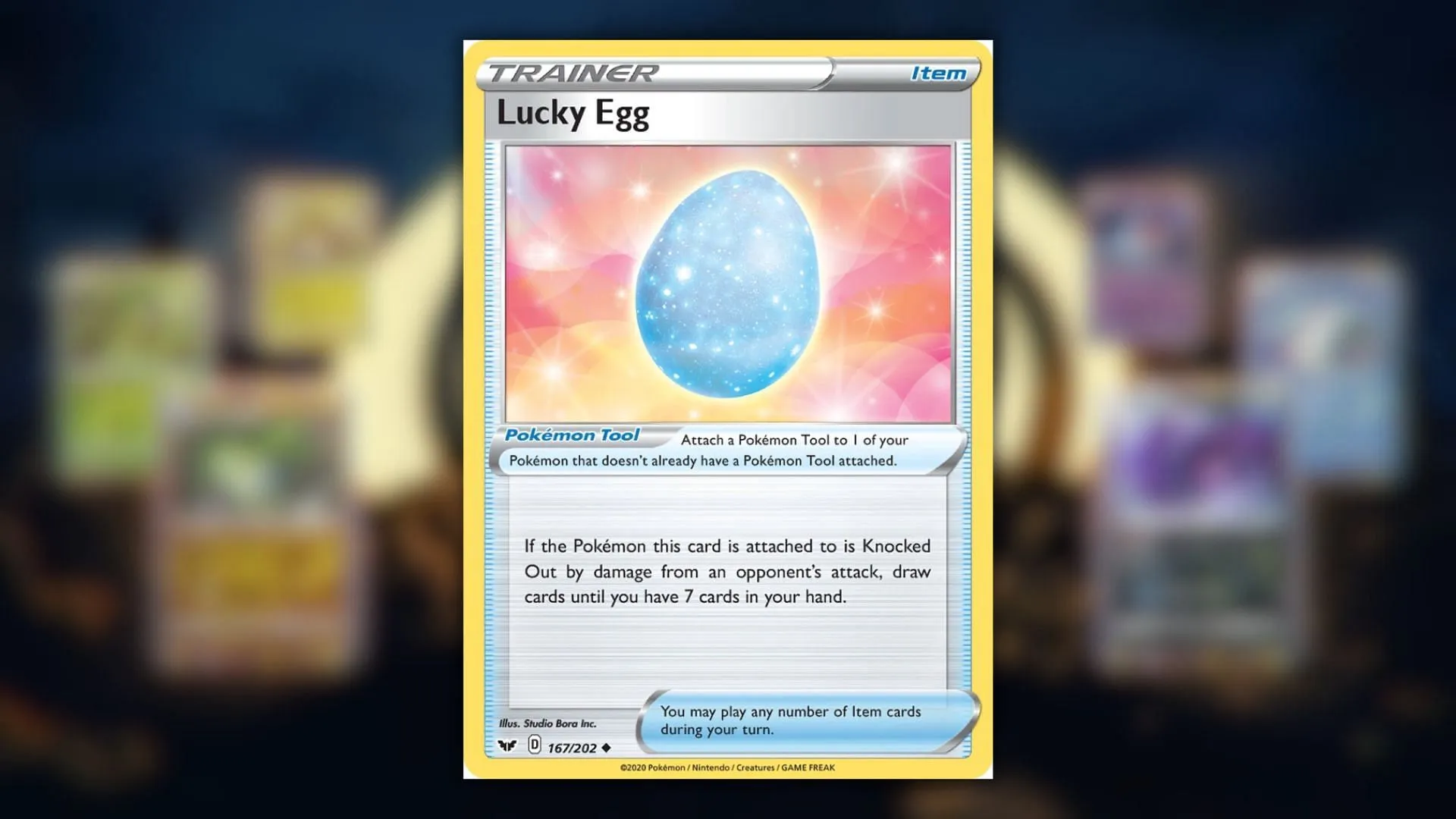 Lucky Egg card that has been seen in the past (Image via The Pokemon Company) Lucky Egg card that has been seen in the past (Image via The Pokemon Company)