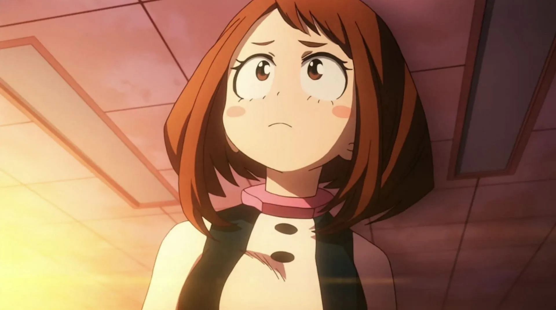 Ochaco Uraraka as seen in anime (Image via Bones)