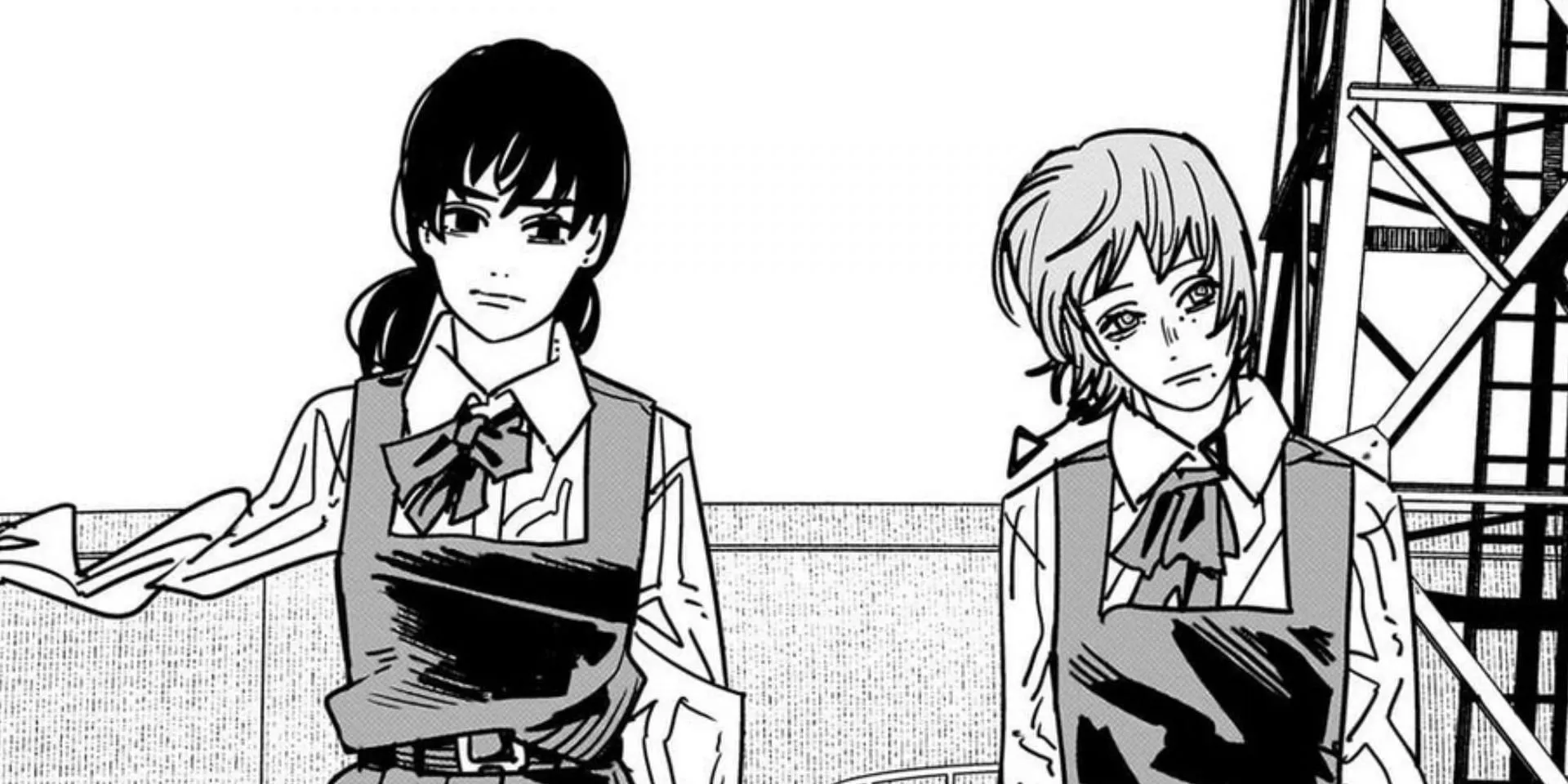 Asa and Fami (Image via Shueisha) Asa and Fami (Image via Shueisha)
