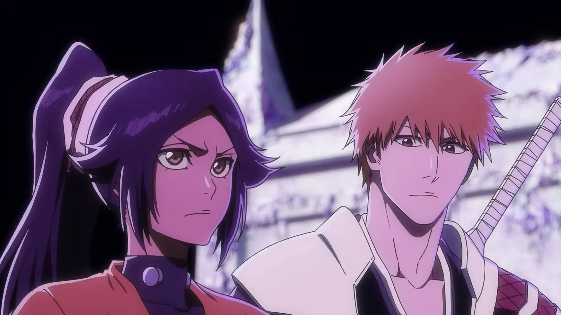 Yoruichi and Ichigo as seen in Bleach: Thousand-Year Blood War (Image via Pierrot Films)
