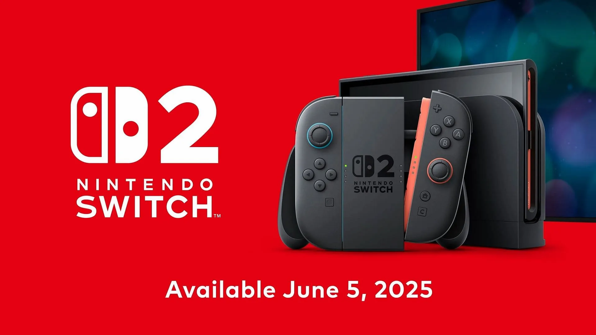 Nintendo Switch 2 is launching on June 5, 2025 (Image via Nintendo)