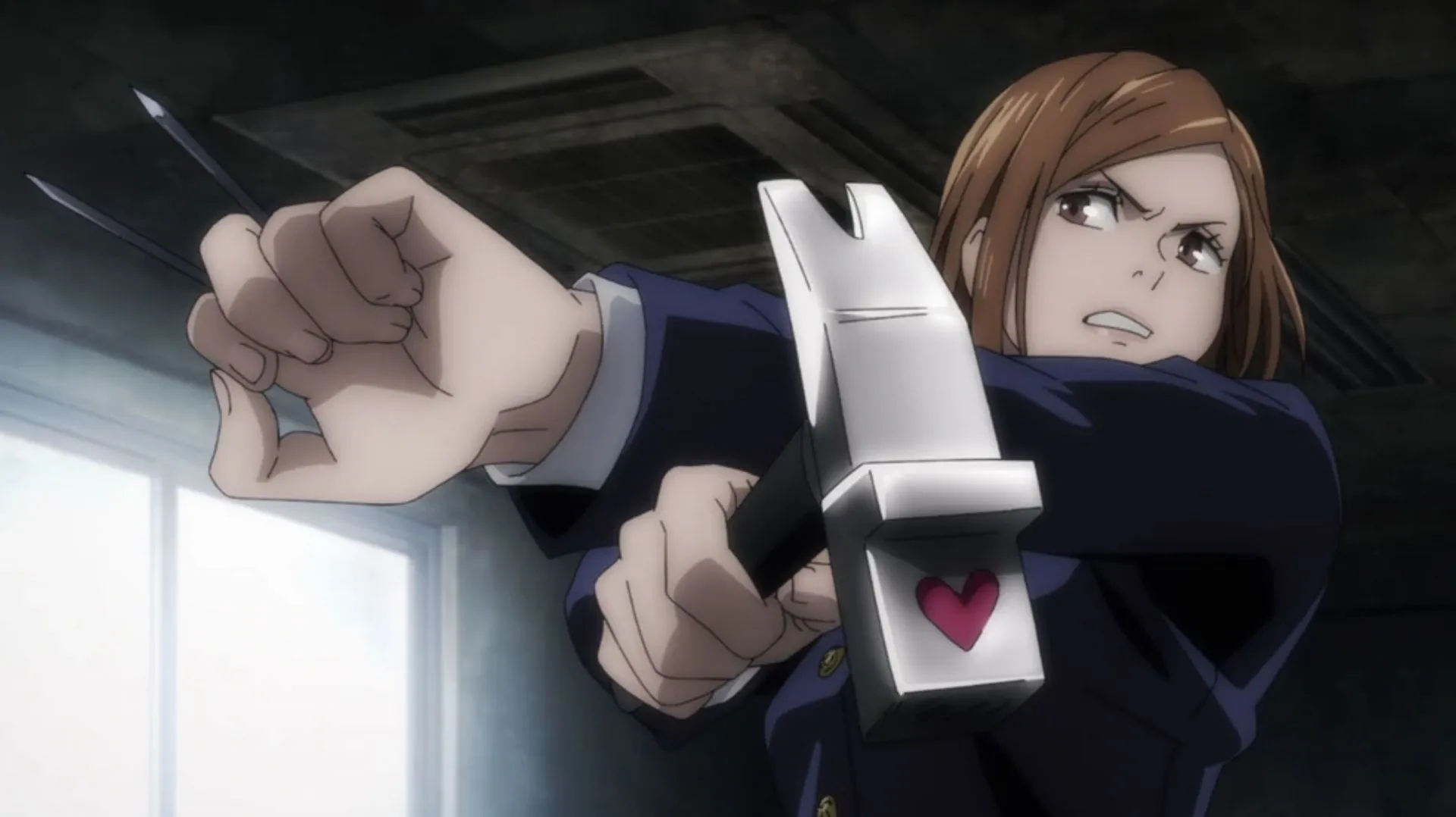 Nobara Kugisaki as seen in anime (Image via MAPPA) Nobara Kugisaki as seen in anime (Image via MAPPA)