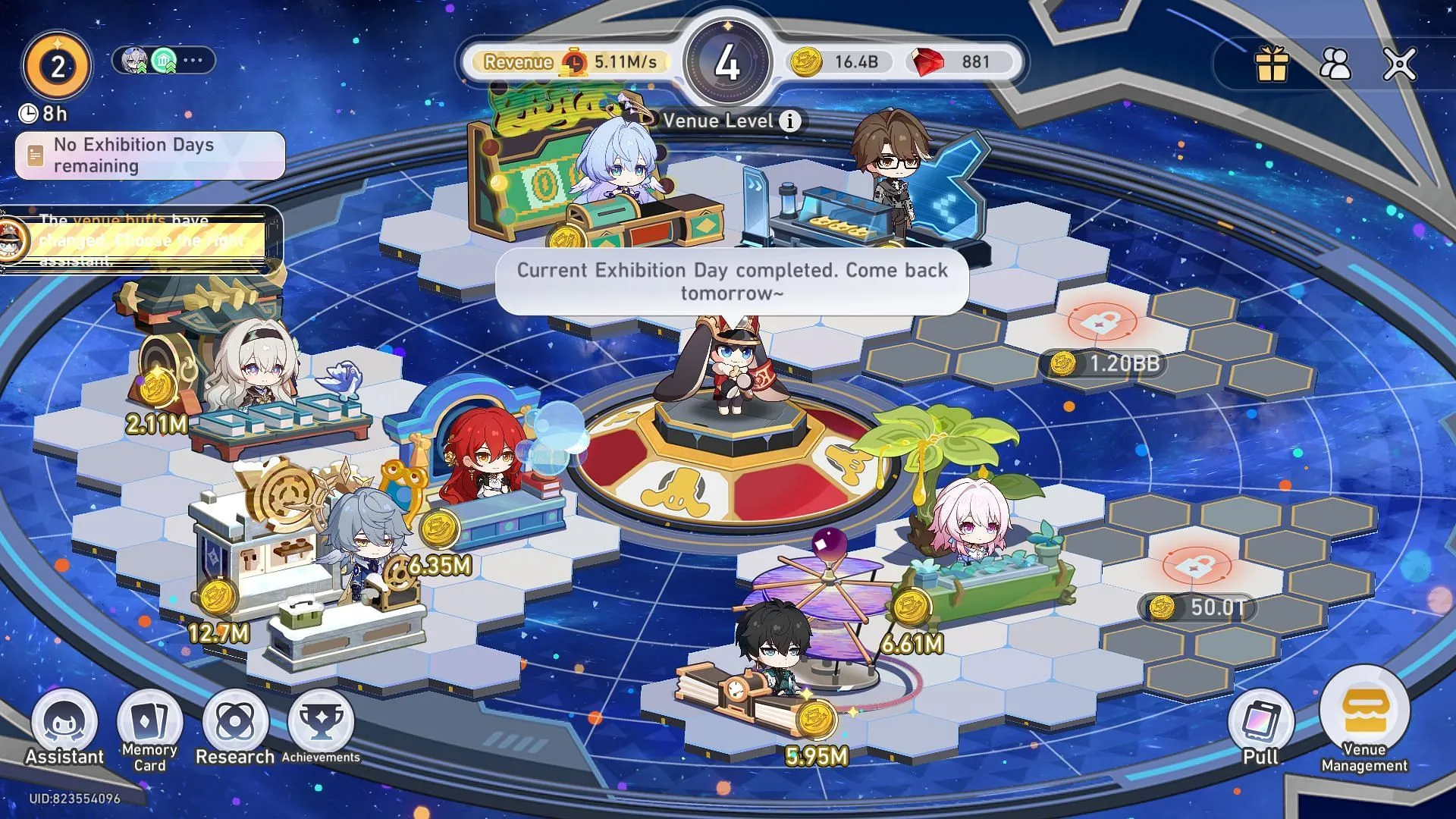 The Honkai Star Rail WORLD event Exhibition venue (Image via Sportskeeda Gaming || HoYoverse) The Honkai Star Rail WORLD event Exhibition venue (Image via Sportskeeda Gaming || HoYoverse)