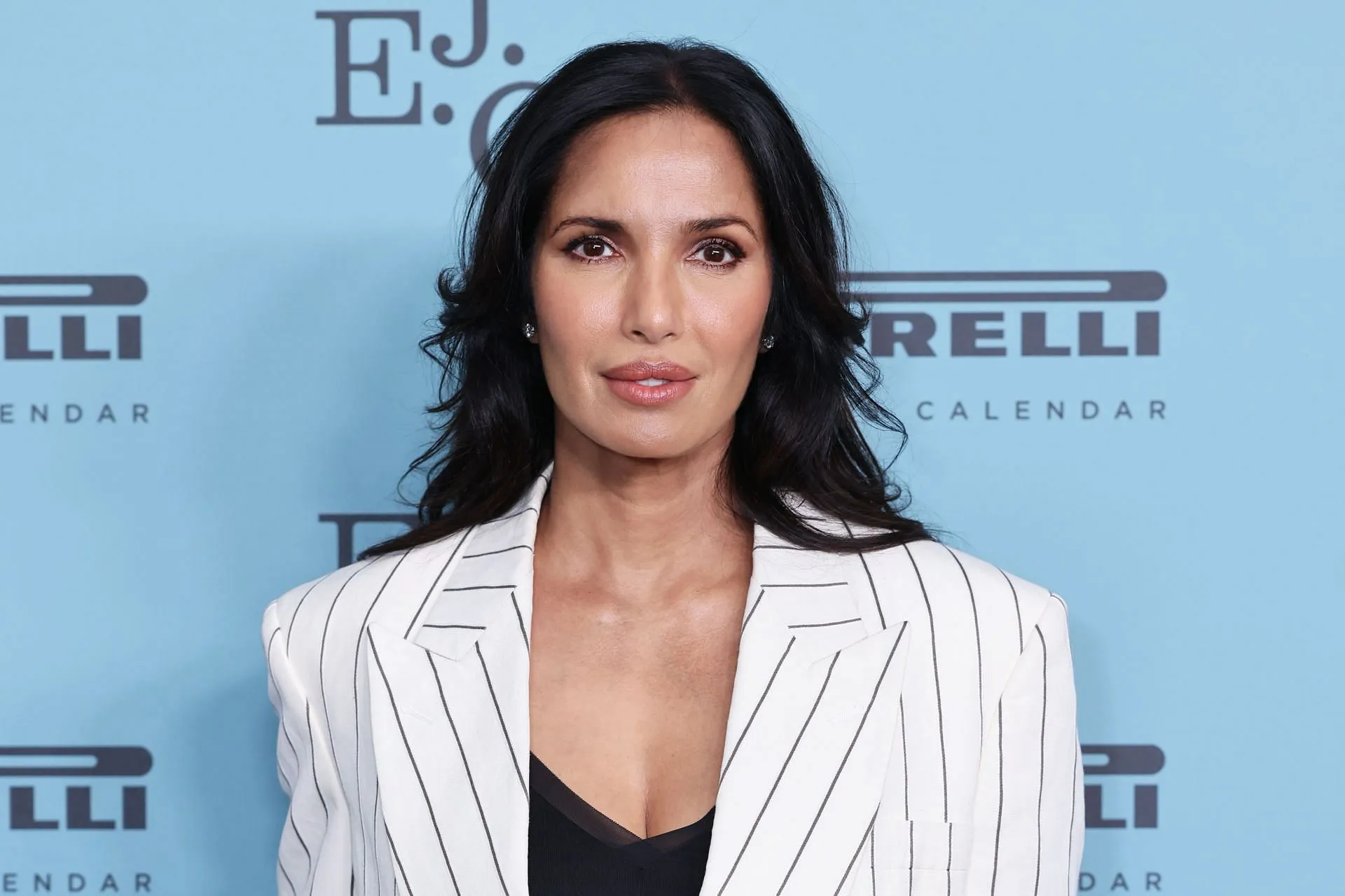 Padma Lakshmi at the Launch Of 2025 Pirelli Calendar By Ethan James Green - Image via Getty