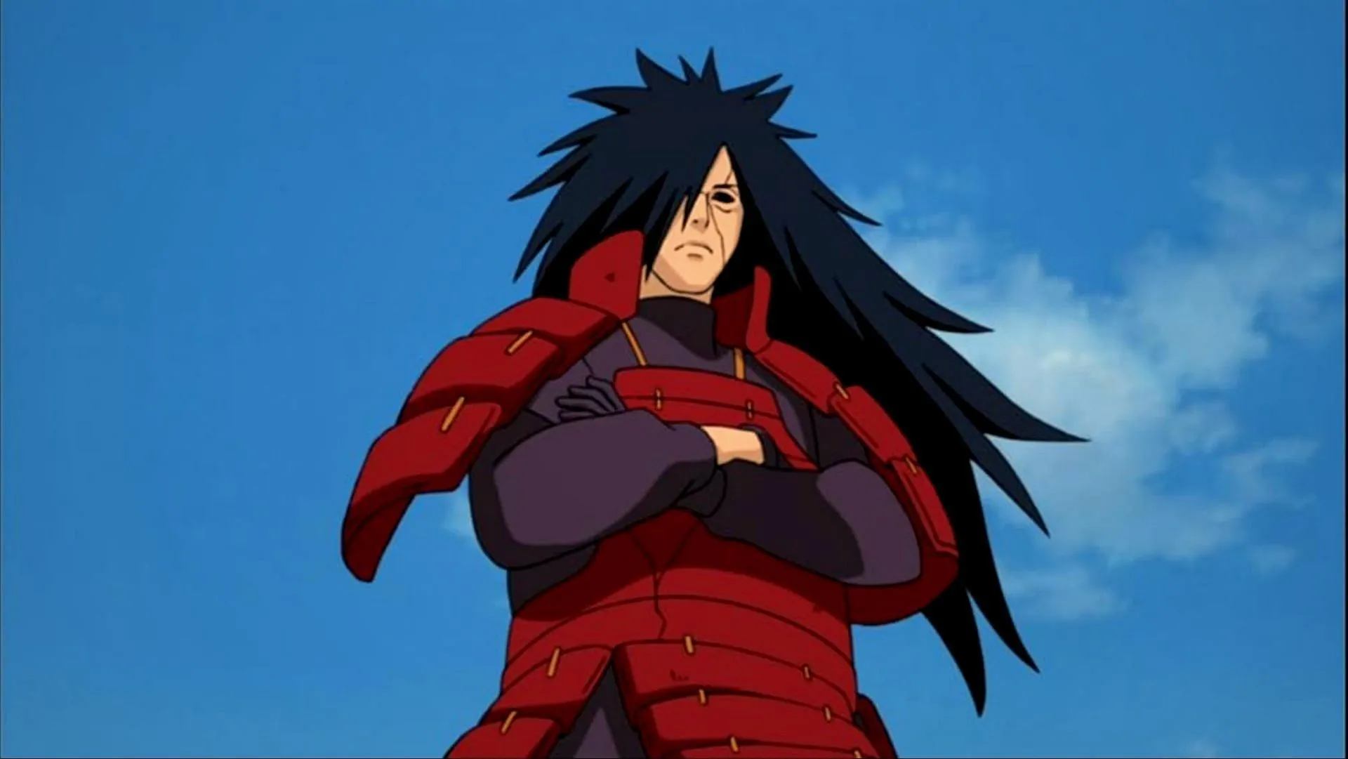 Madara, a powerhouse from Naruto, versus the Red Gate (Image via Pierrot)