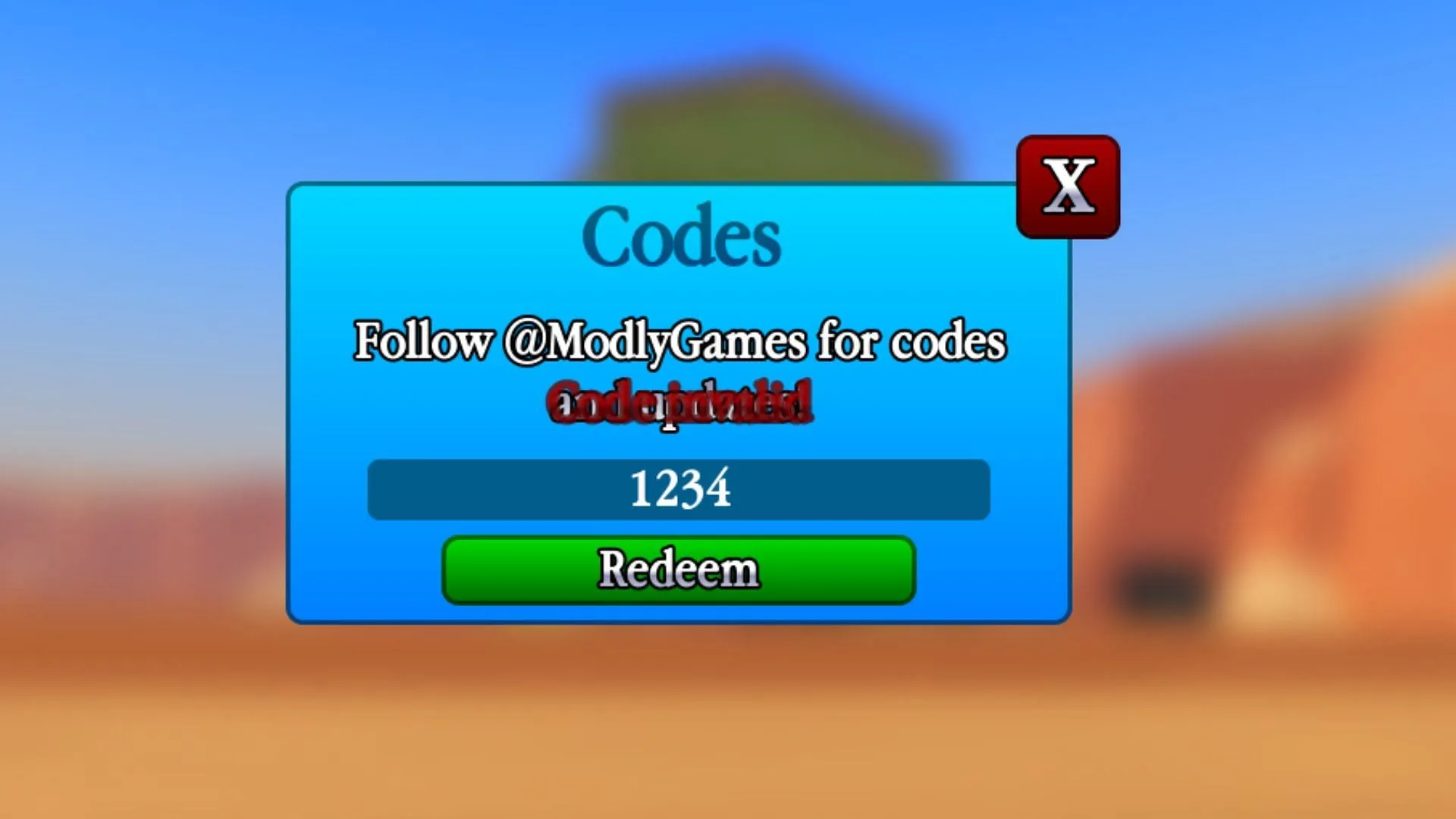 Cowboy Tycoon invalid code issue (Image via Roblox) Cowboy Tycoon invalid code issue (Image via Roblox)