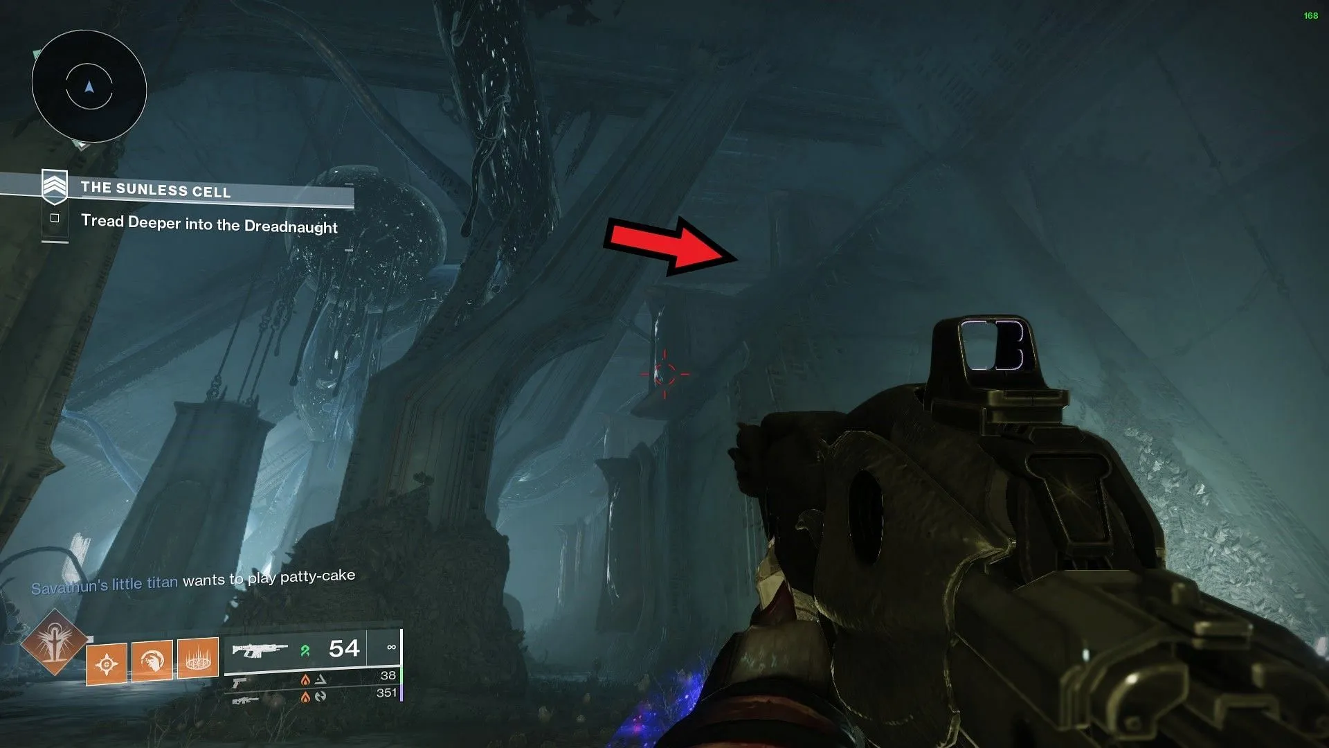 Second Fragmen in Destiny 2 Sunless Cell (Image via Bungie) Second Fragmen in Destiny 2 Sunless Cell (Image via Bungie)
