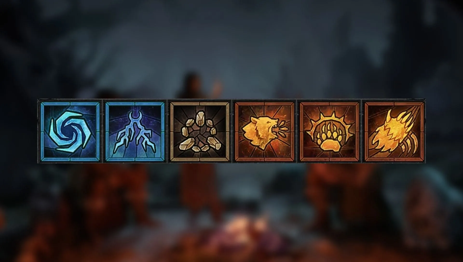 Skill setup for Cataclysm Druid (Image via Blizzard Entertainment) Skill setup for Cataclysm Druid (Image via Blizzard Entertainment)