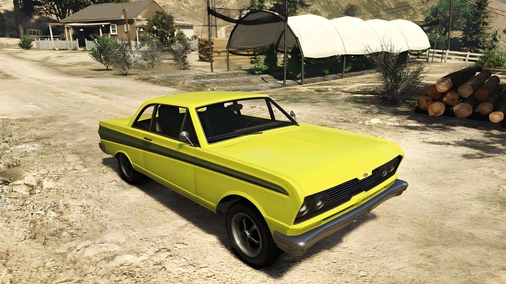 The Vapid Blade in GTA Online (Image via Rockstar Games)