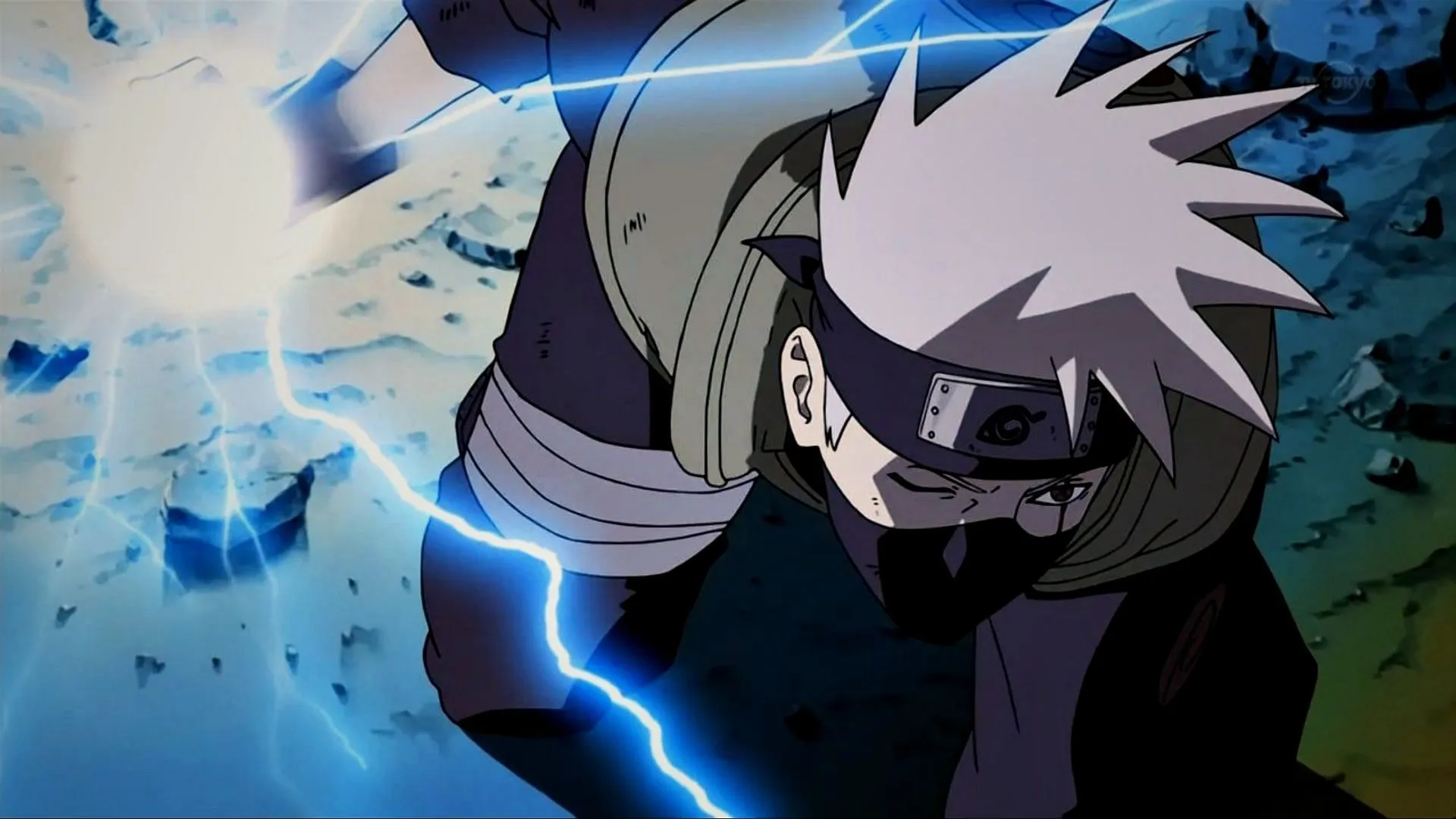 Kakashi clears a Red Gate (Image via Pierrot)
