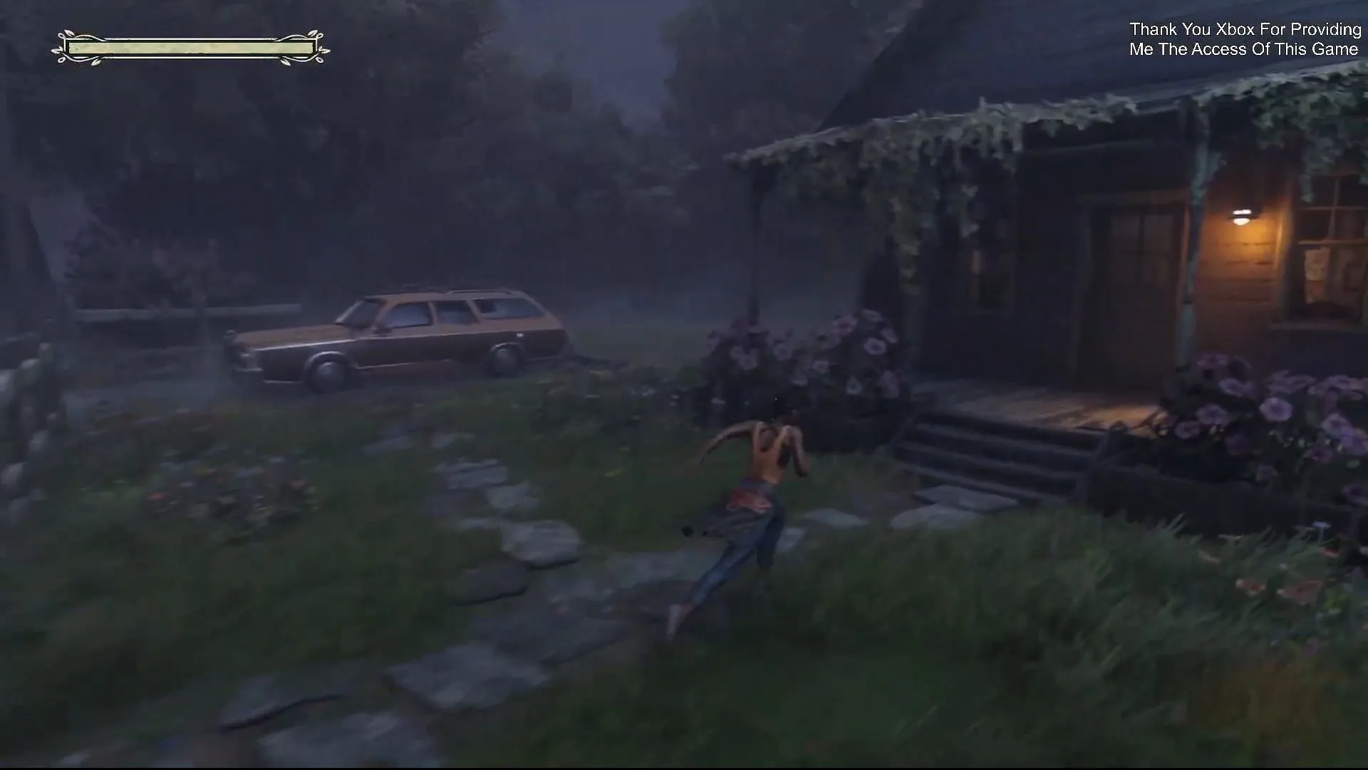 Mrs. Pearle lives on the left side of the street, close to Hazel's house (Image via Xbox Game Studios || YouTube @Ditech Gaming)