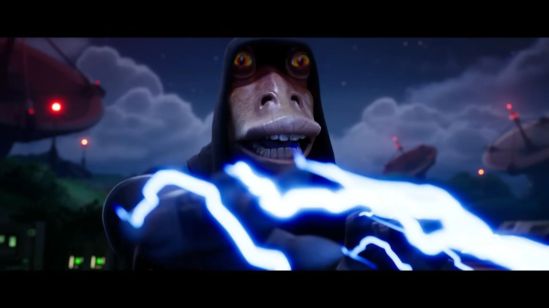 “Me-sa going to hurt you-sa” - Darth Jar Jar (Image via Epic Games) “Me-sa going to hurt you-sa” - Darth Jar Jar (Image via Epic Games)