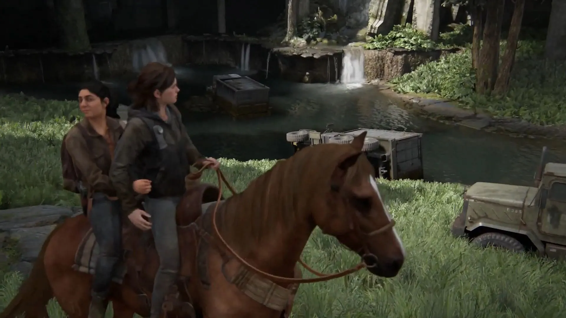 FEDRA Ration Truck in The Last of Us Part 2 (Image via Naughty Dog)