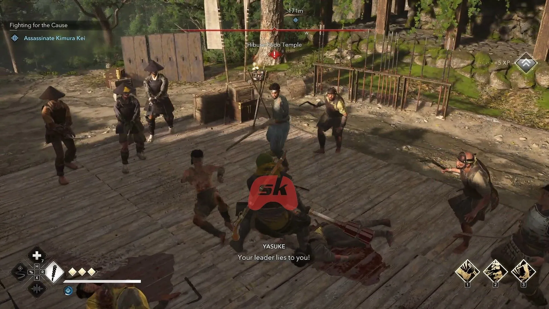 Combat tactics in Fighting for the Cause