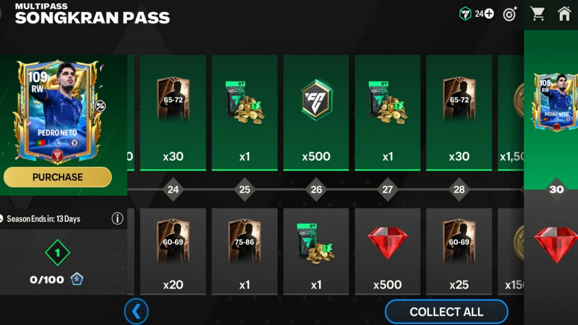 EA FC Mobile Songkran Splash mini pass rewards