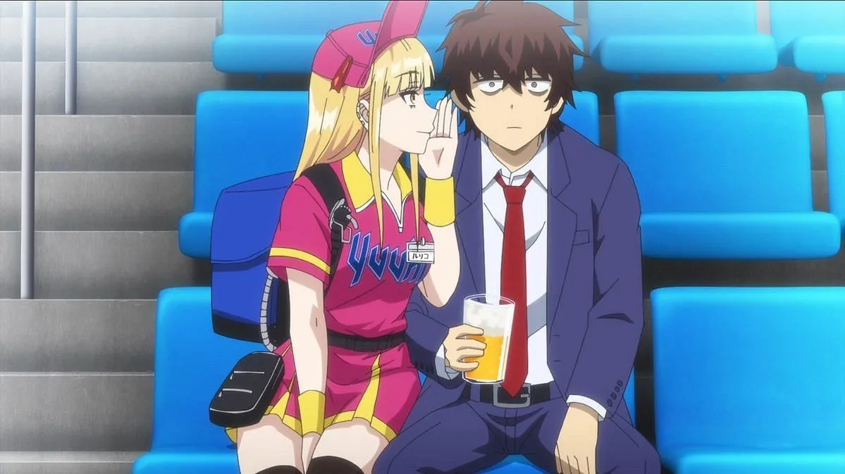 Ruriko and Murata in the latest episode Ruriko and Murata in the latest episode