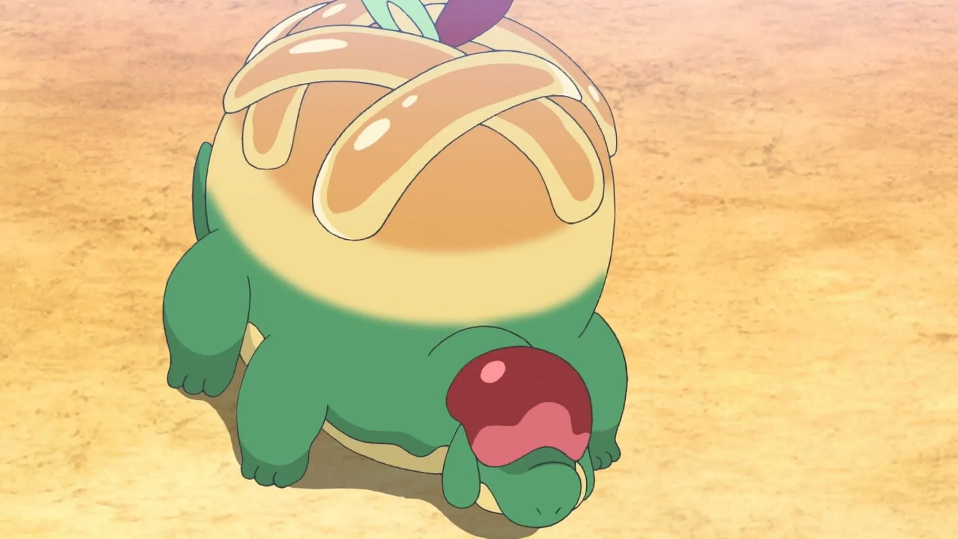 Appletun as seen in the anime (Image via The Pokemon Company)