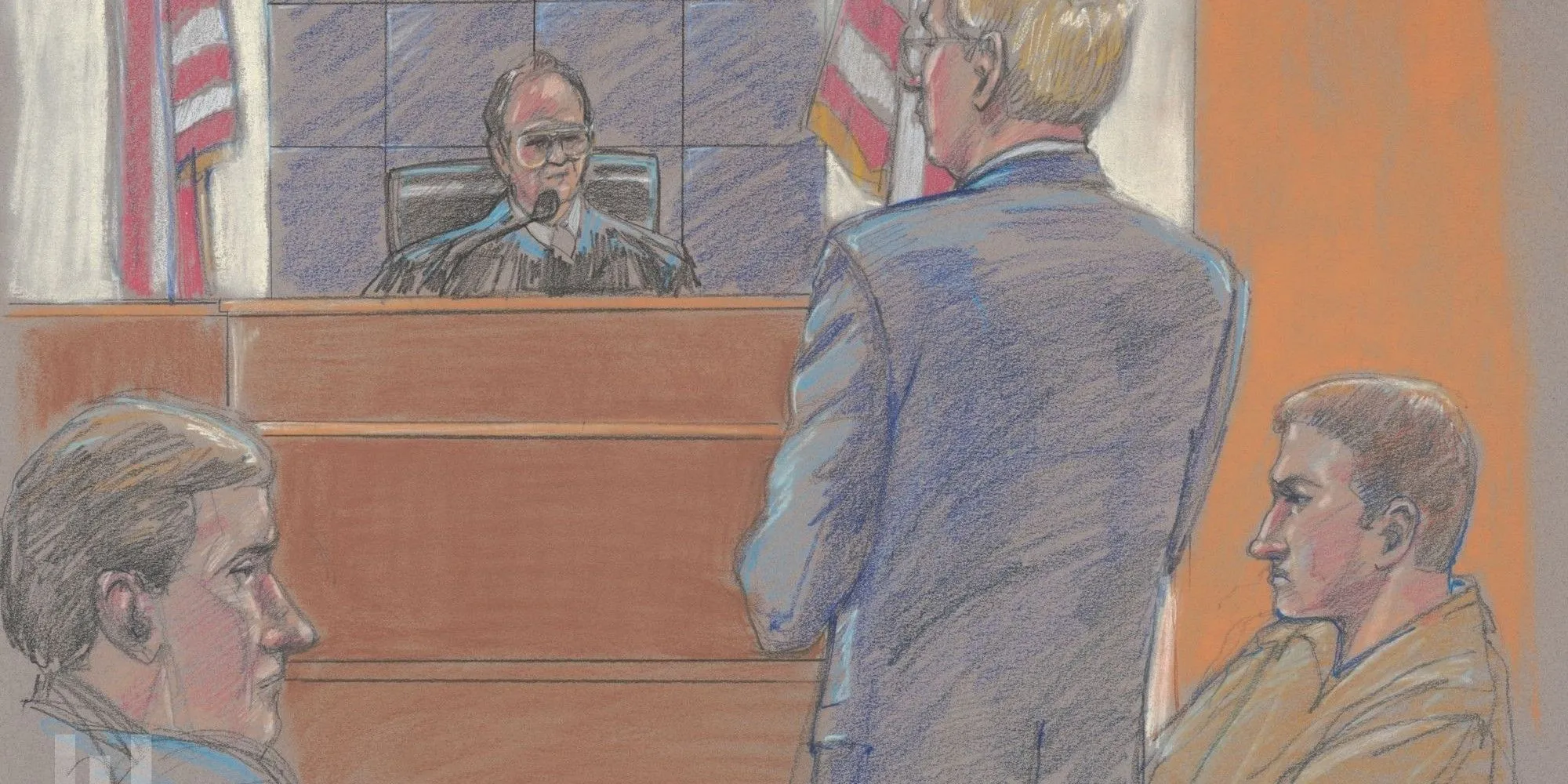 Trial Sketch of Timothy McVeigh