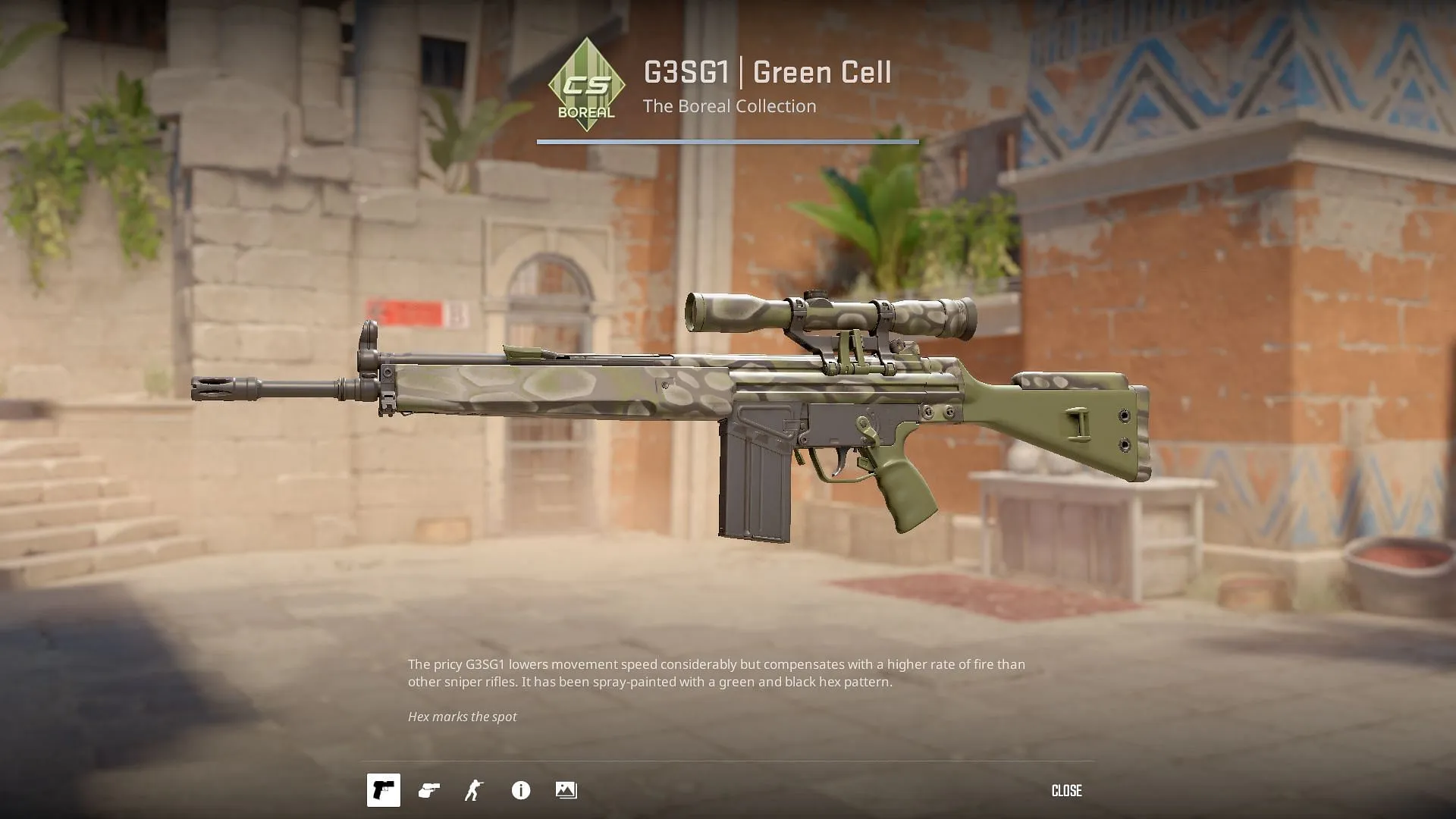 G3SG1 | Green Cell (Image via Valve)