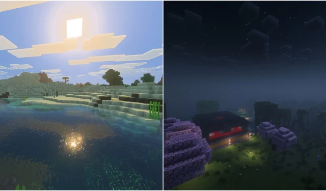 Minecraft Java Edition의 생생한 비주얼이 타사 셰이더에 문제를 일으킬 수 있습니다.
