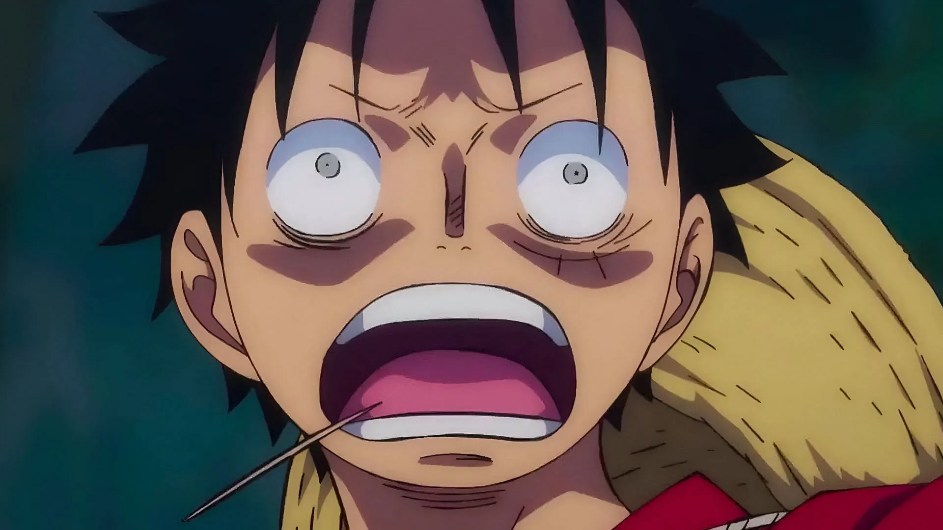 Luffy as illustrated in the anime (Image via Toei Animation)