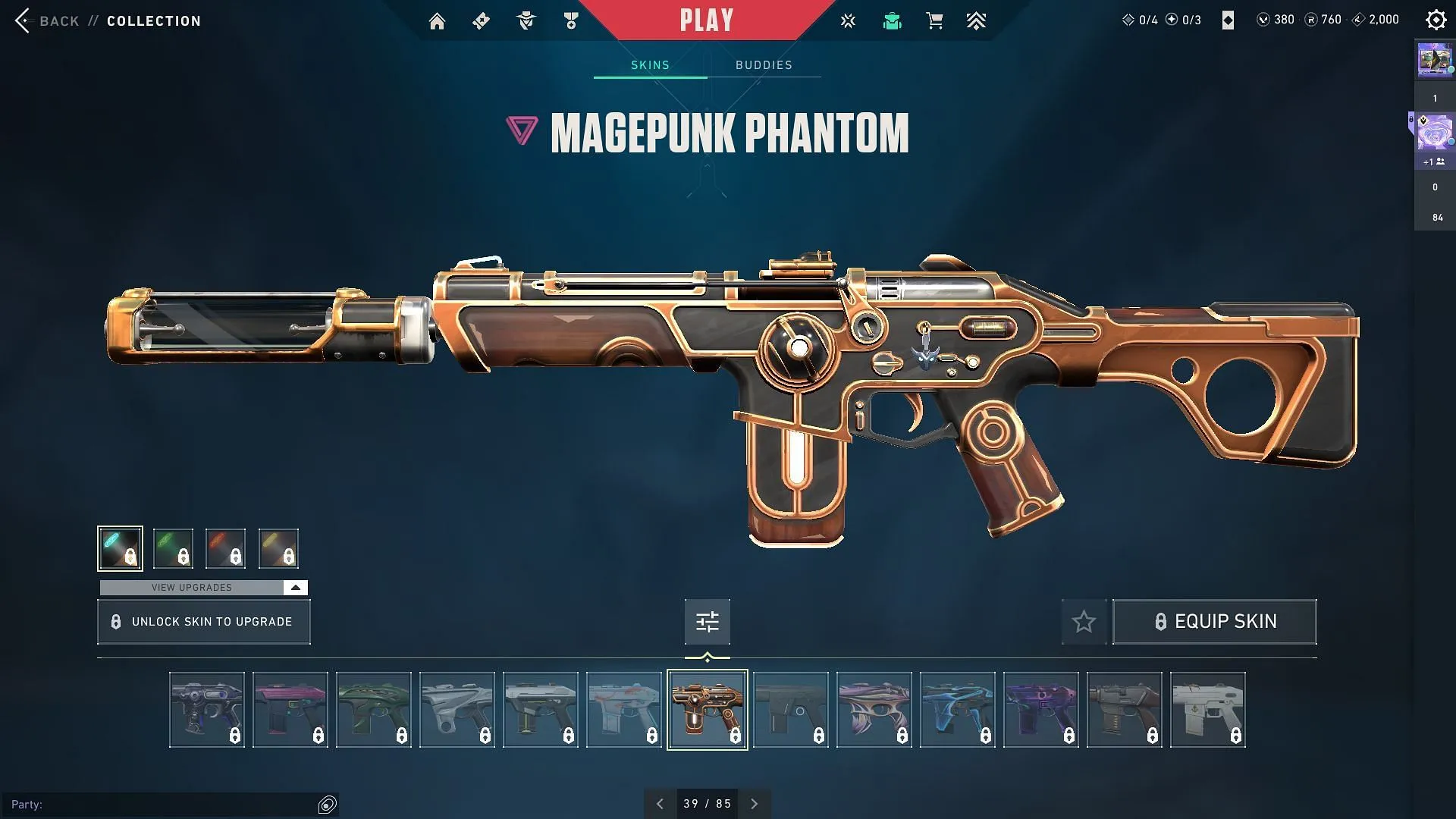 Valorant Magepunk Phantom (Image via Riot Games)
