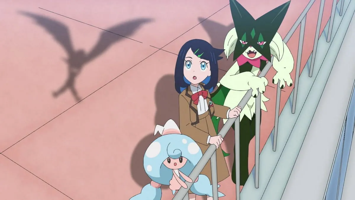 Liko is visibly older after the time skip in the Pokemon anime (Image via The Pokemon Company) Liko is visibly older after the time skip in the Pokemon anime (Image via The Pokemon Company)