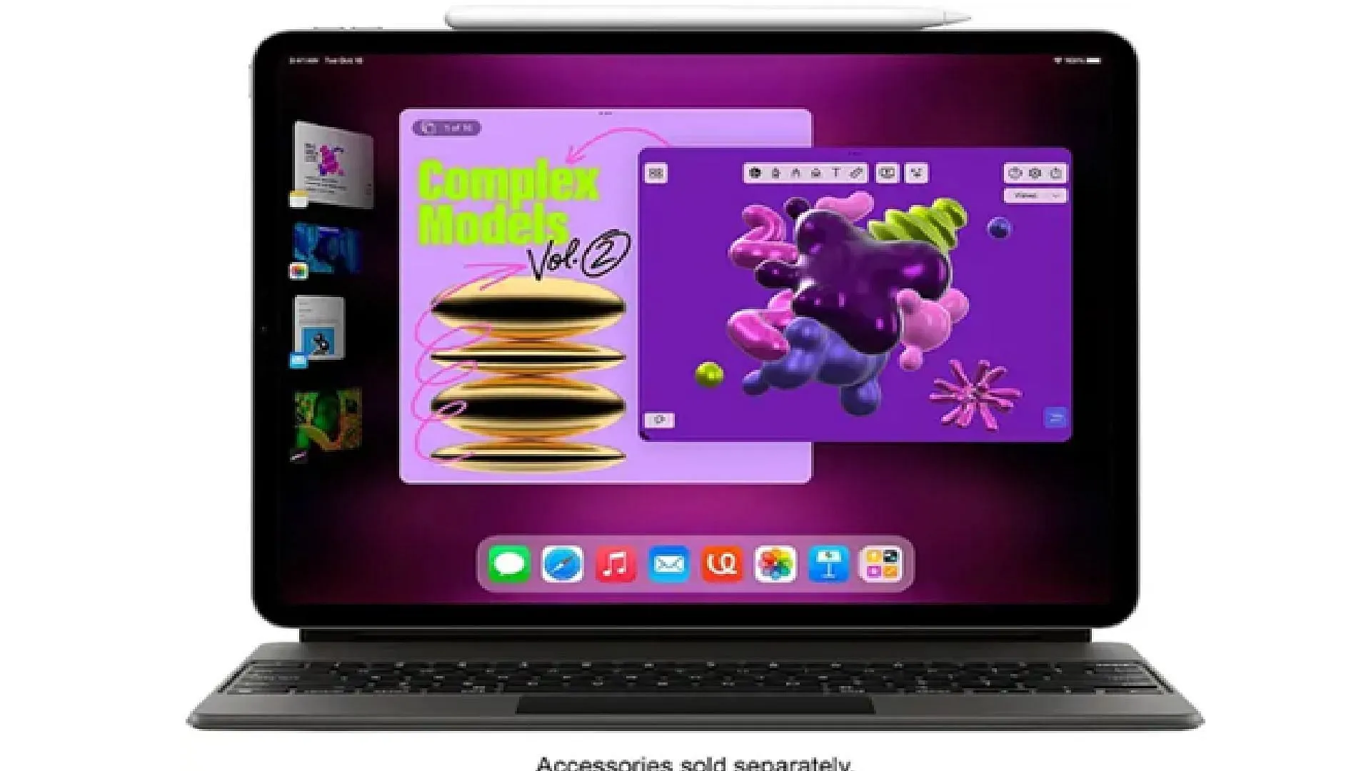 The iPad Pro with 2TB storage has a great display (Image via Apple)